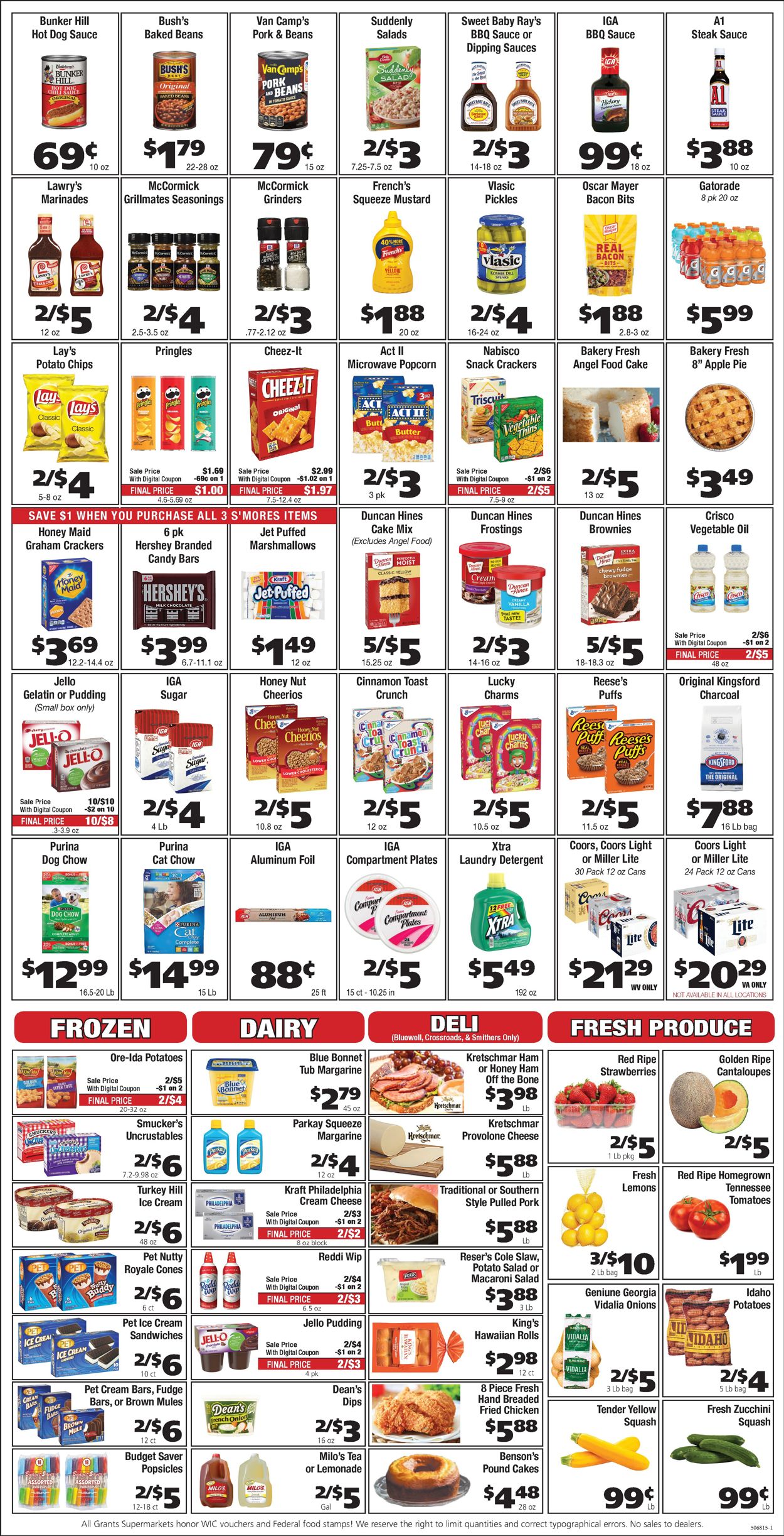 Grant's Supermarket Ad from 06/30/2021