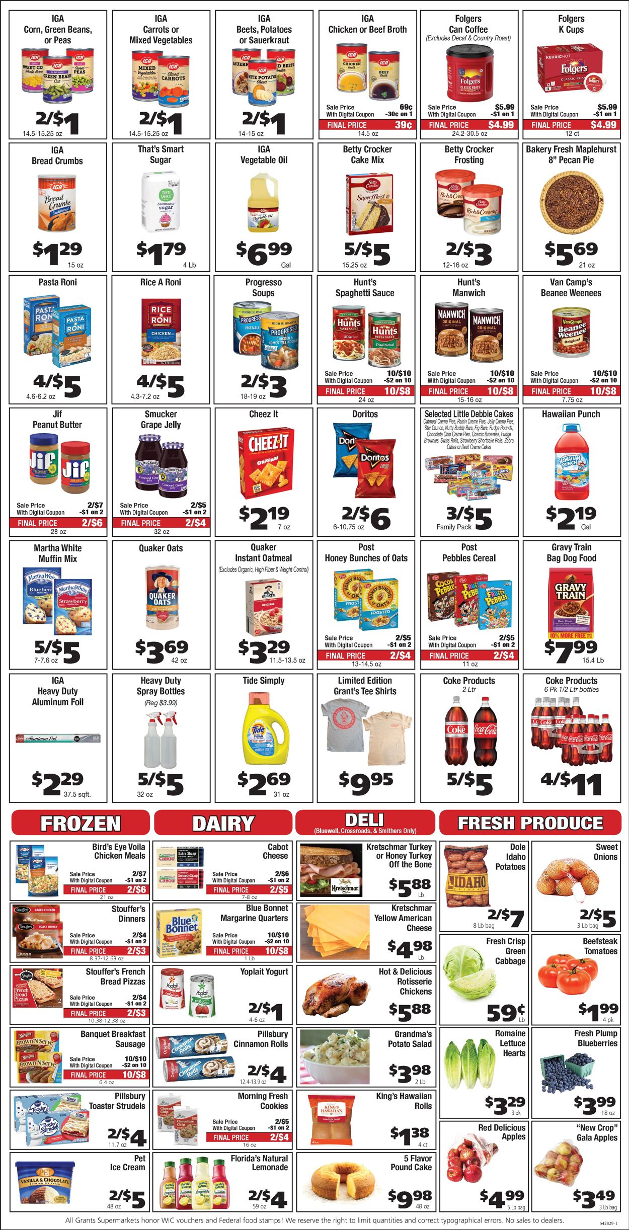 Grant's Supermarket Ad from 11/03/2021