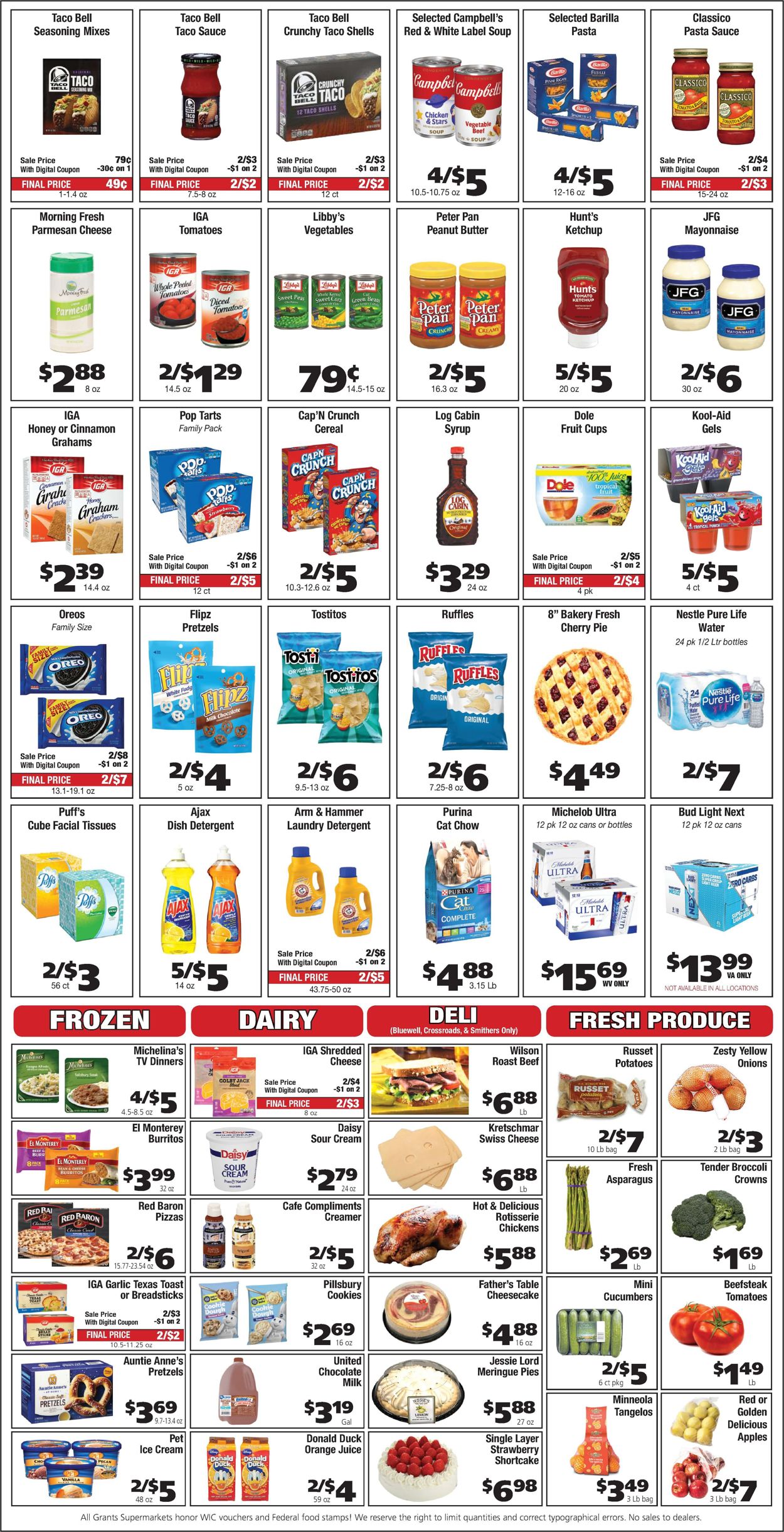 Grant's Supermarket Ad from 02/16/2022