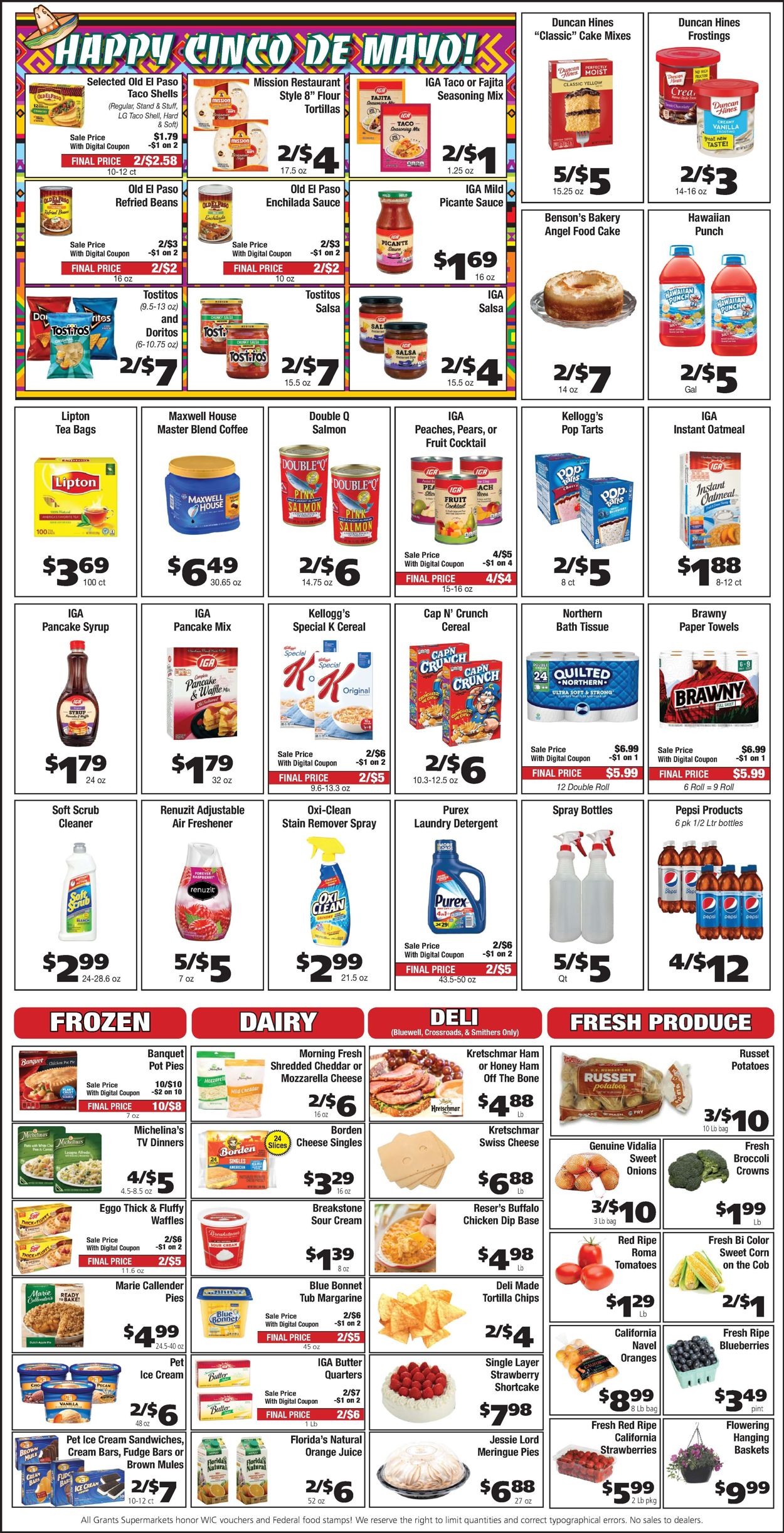 Grant's Supermarket Ad from 05/04/2022