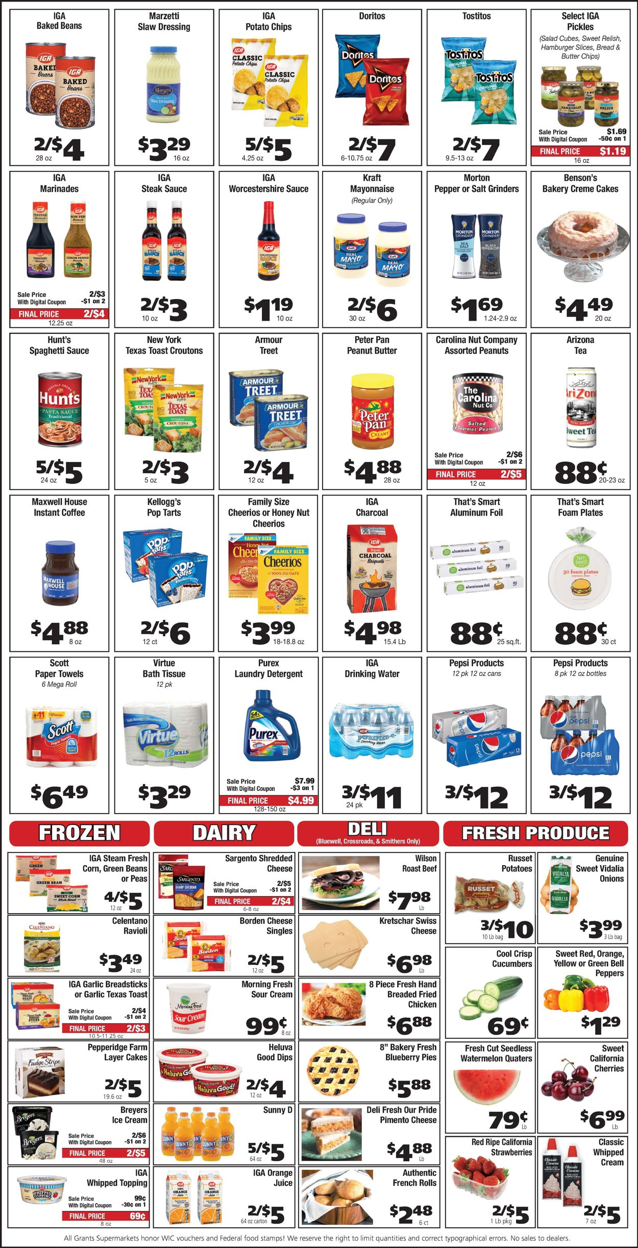 Grant's Supermarket Ad from 05/18/2022