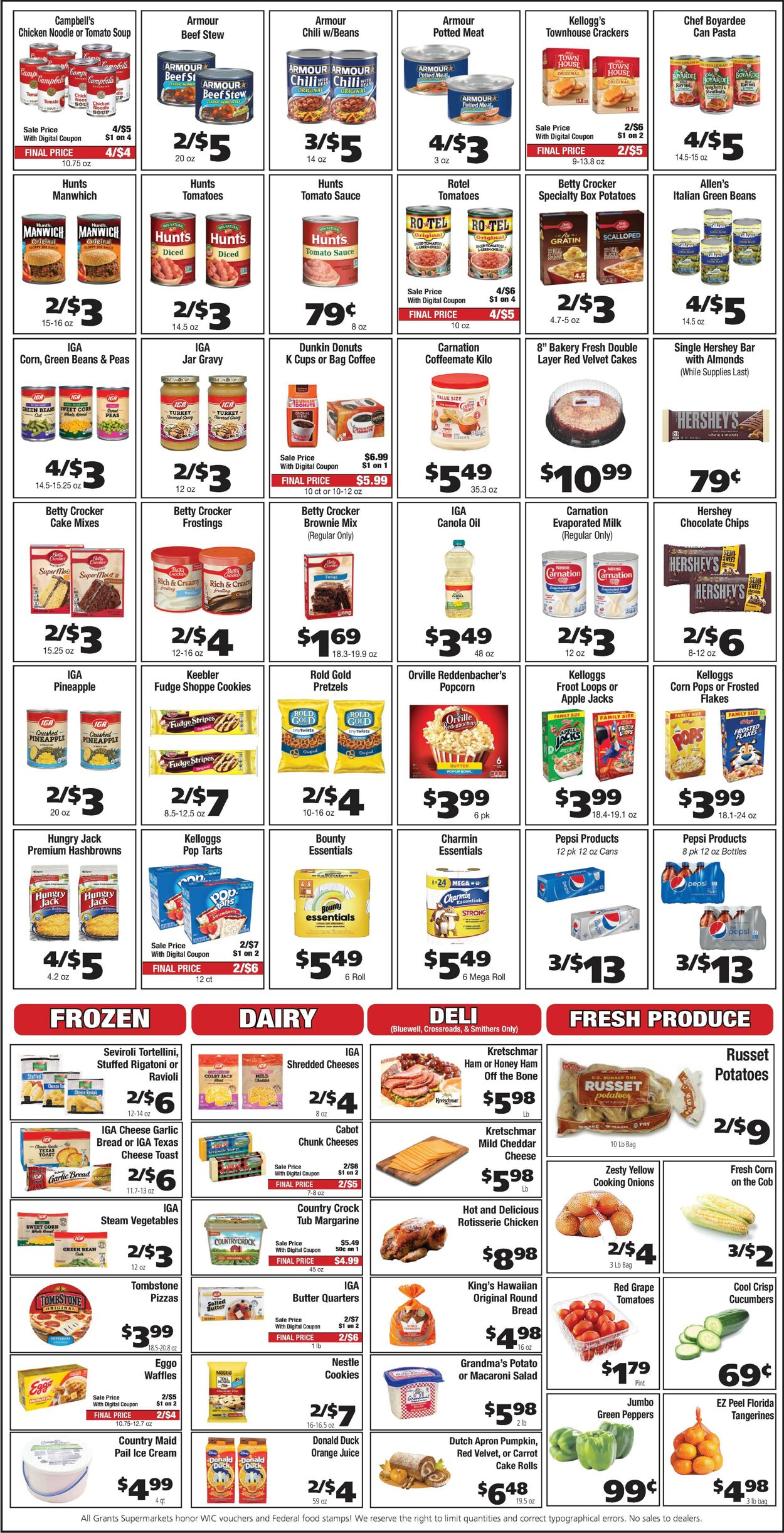 Grant's Supermarket Ad from 12/07/2022