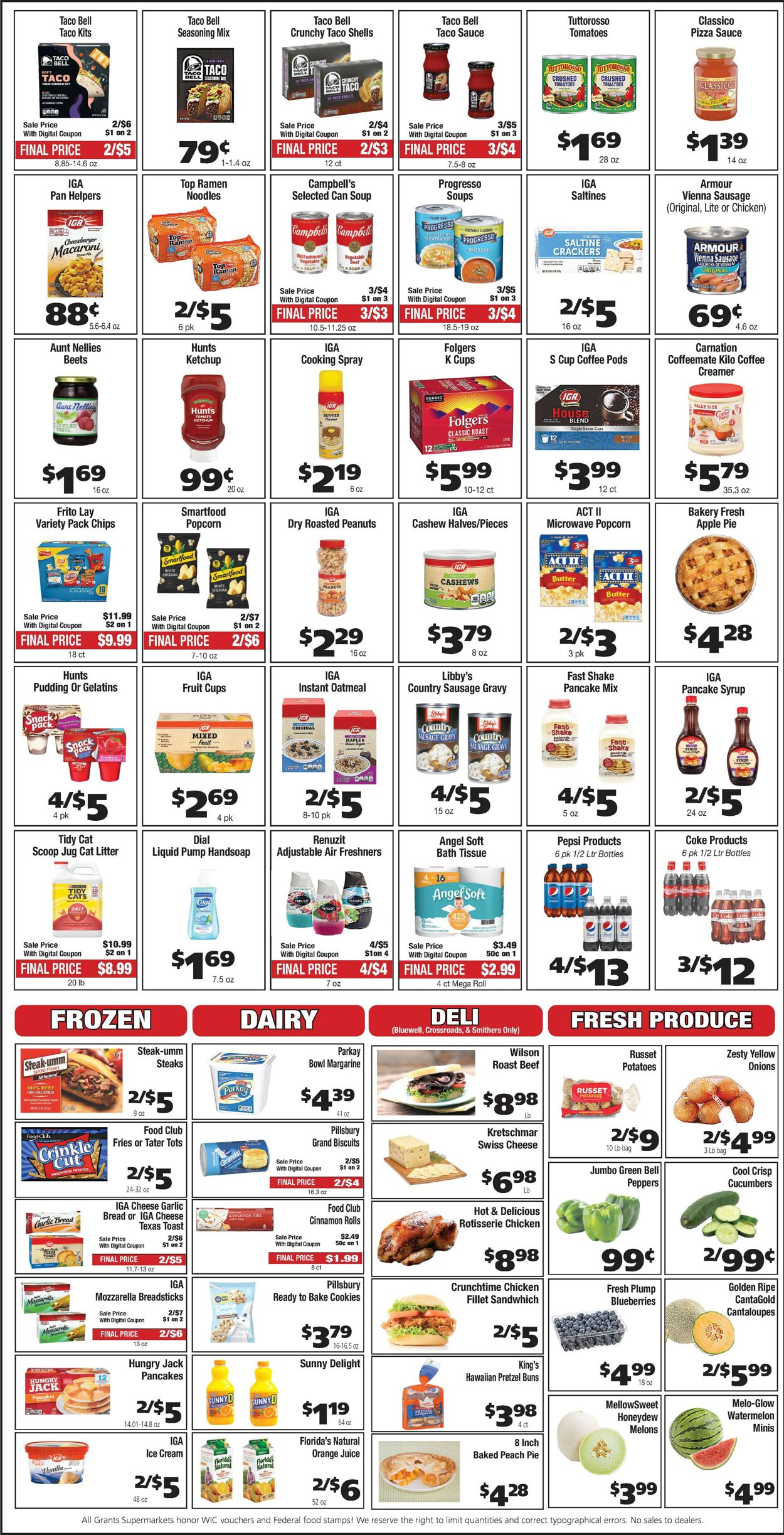 Grant's Supermarket Ad from 01/11/2023