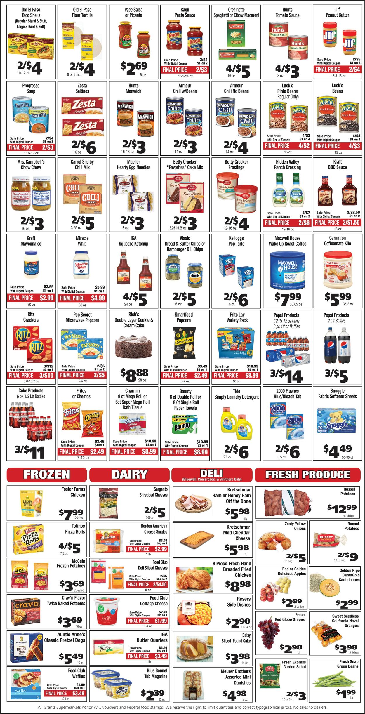 Grant's Supermarket Ad from 02/01/2023