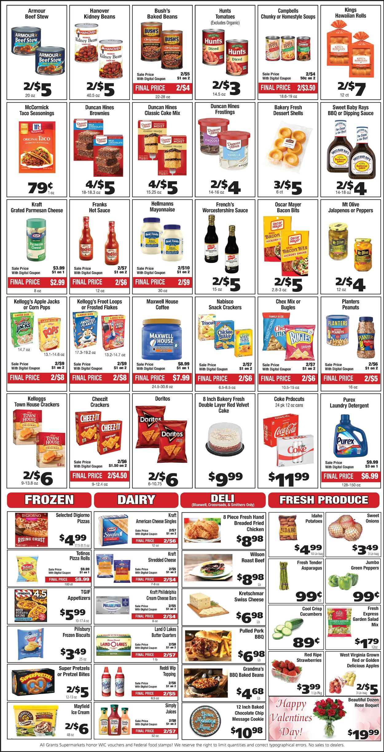 Grant's Supermarket Ad from 02/08/2023