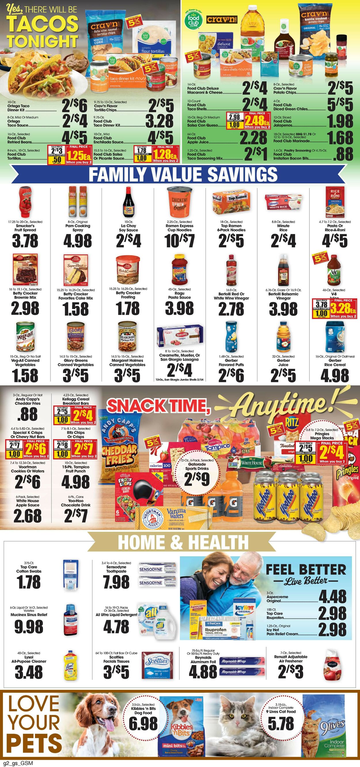 Grant's Supermarket Ad from 04/22/2023