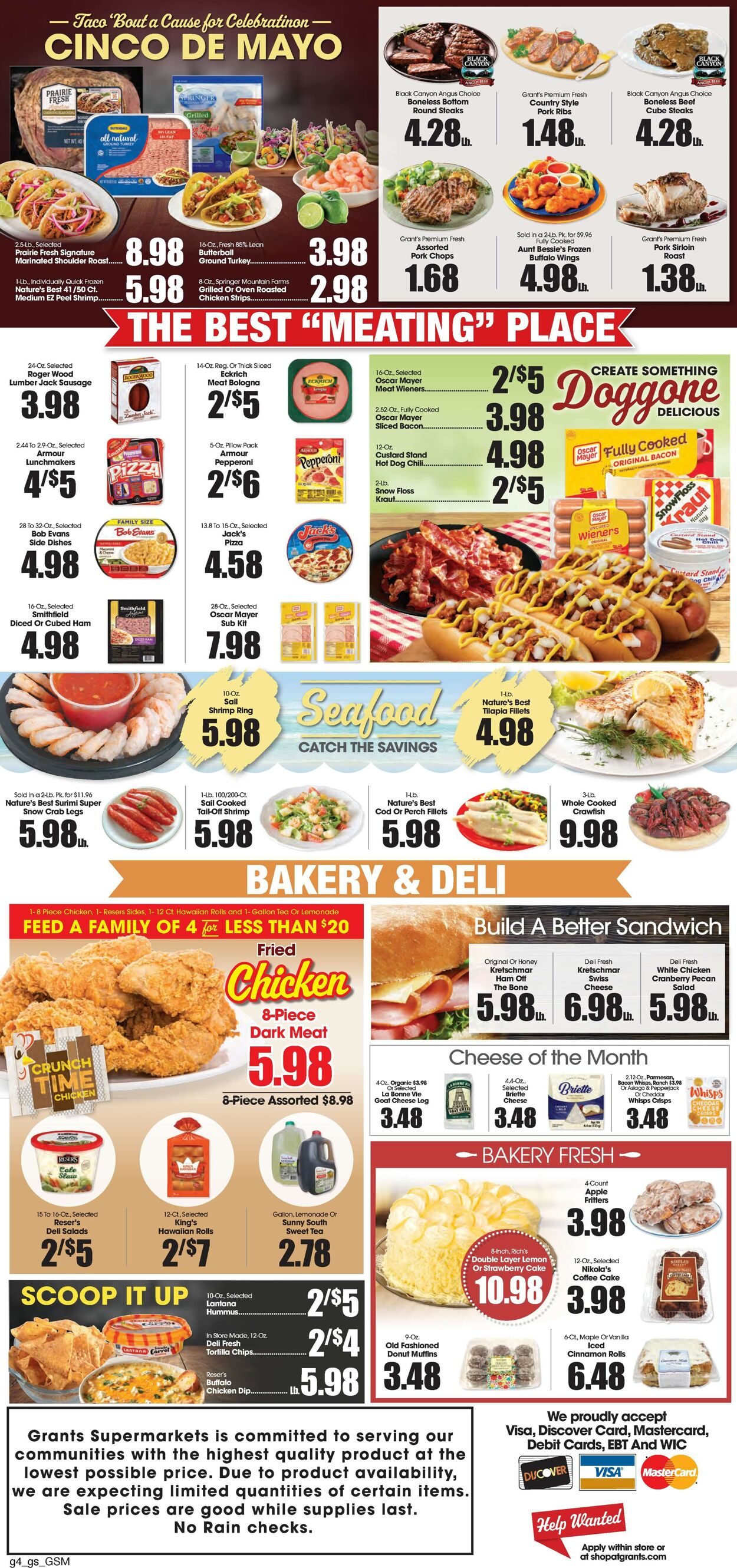 Grant's Supermarket Ad from 04/29/2023