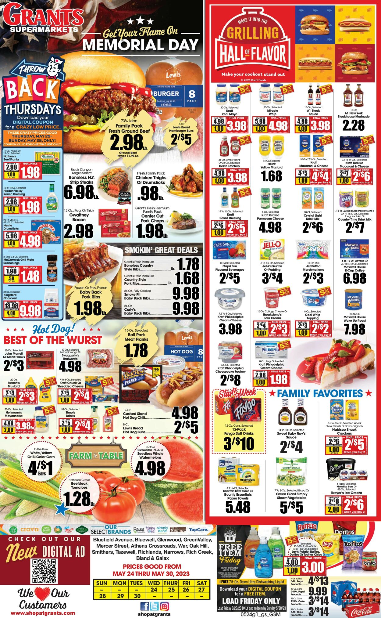 Grant's Supermarket Ad from 05/24/2023