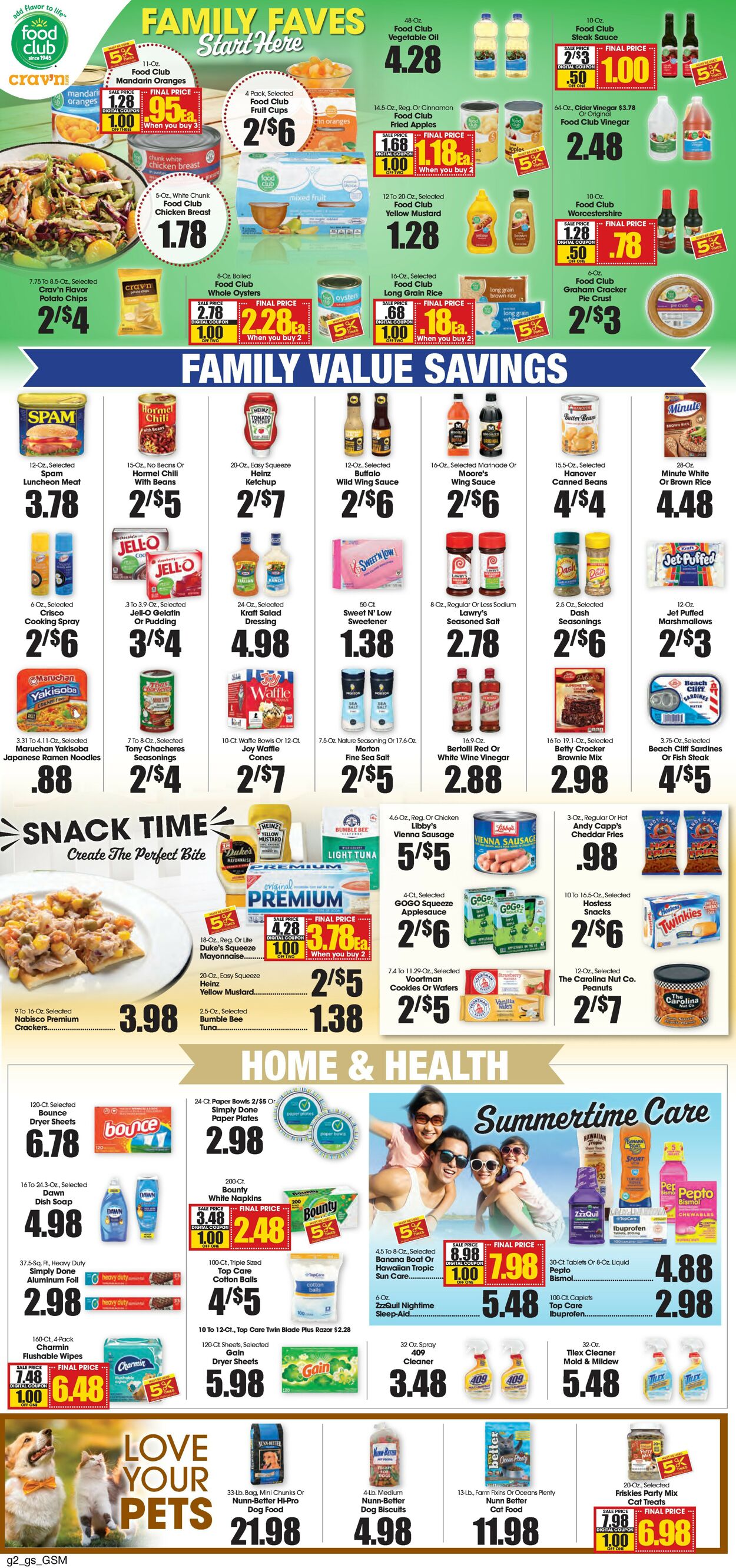 Grant's Supermarket Ad from 07/05/2023