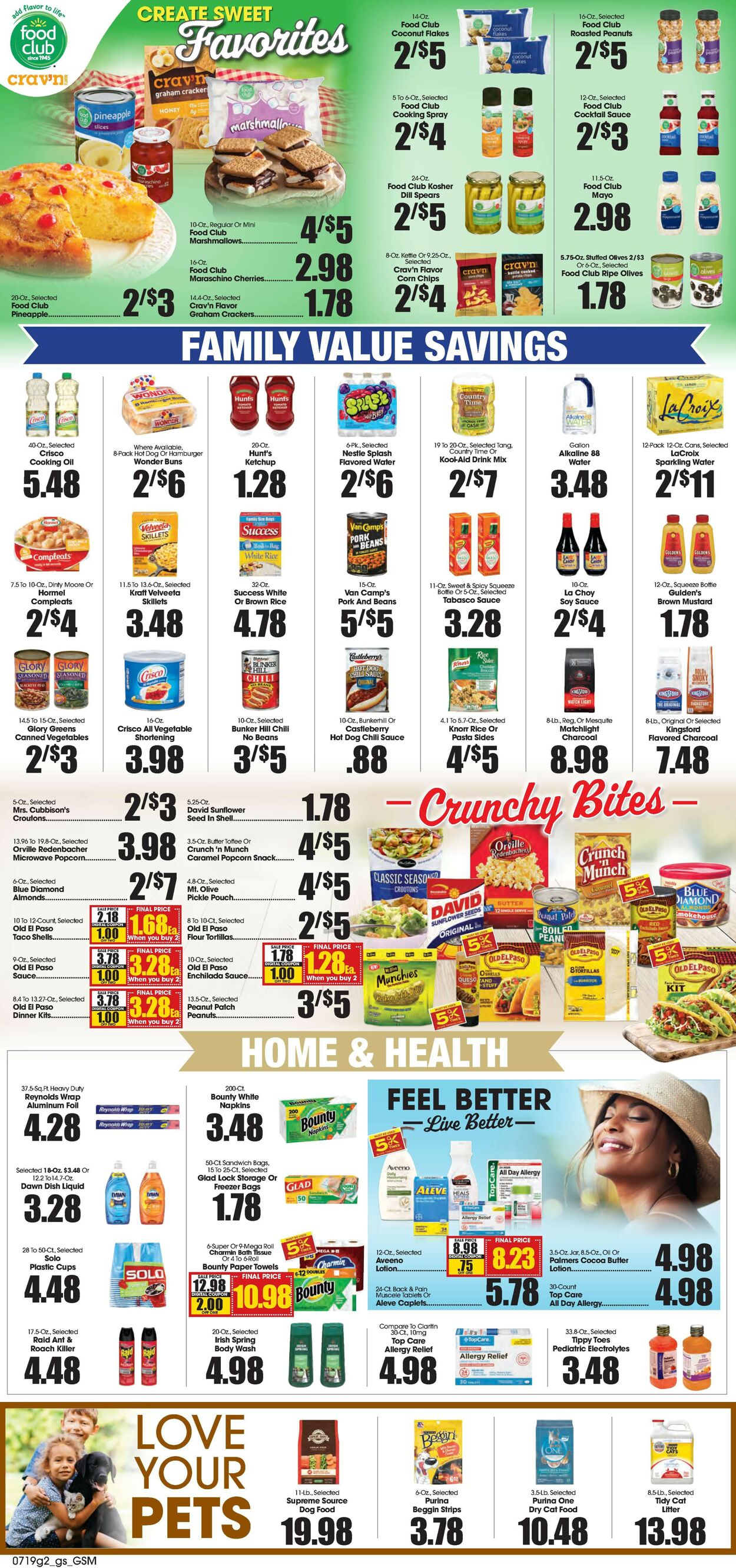 Grant's Supermarket Ad from 07/19/2023