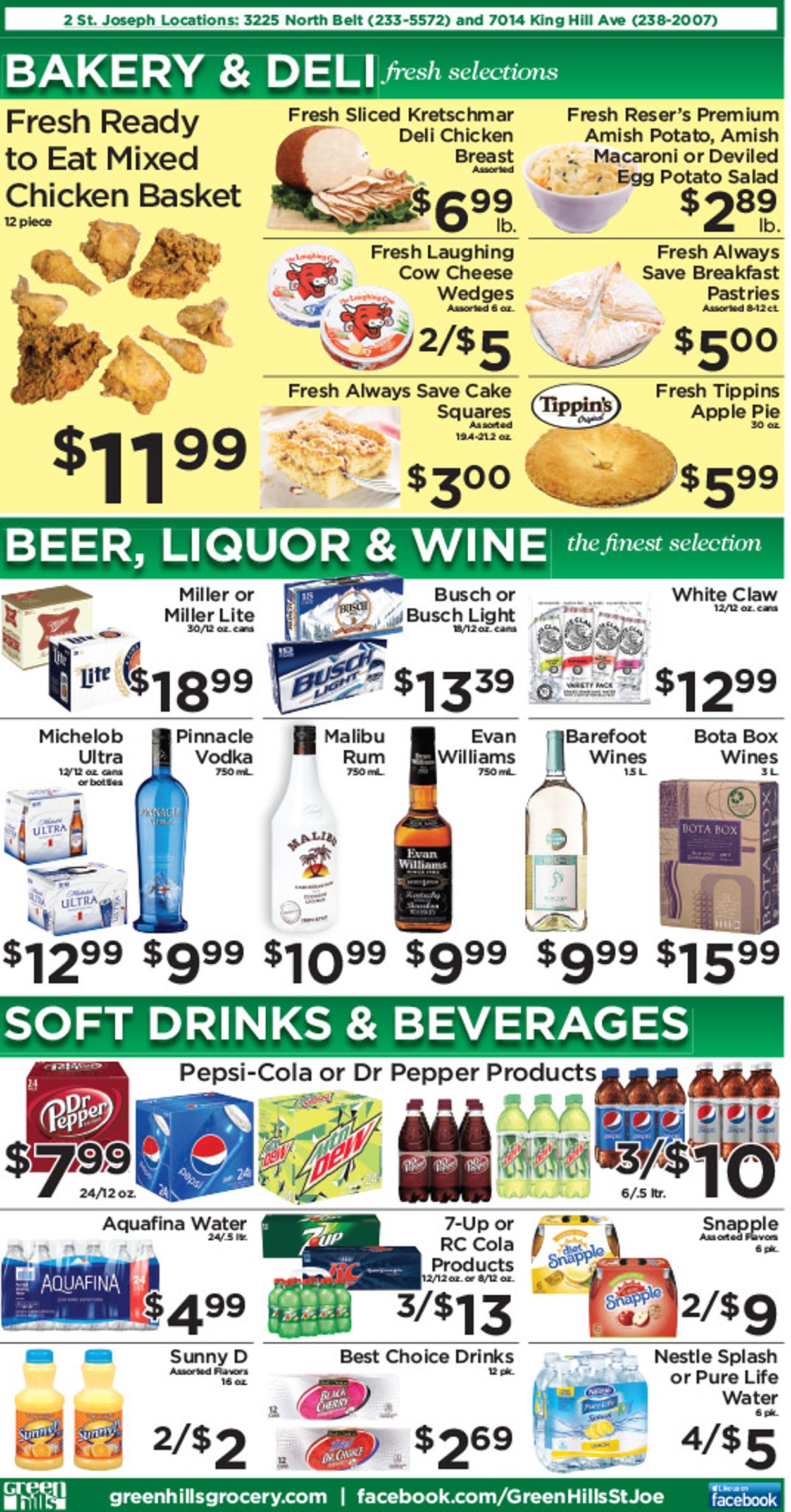 Green Hills Grocery Ad from 09/23/2020