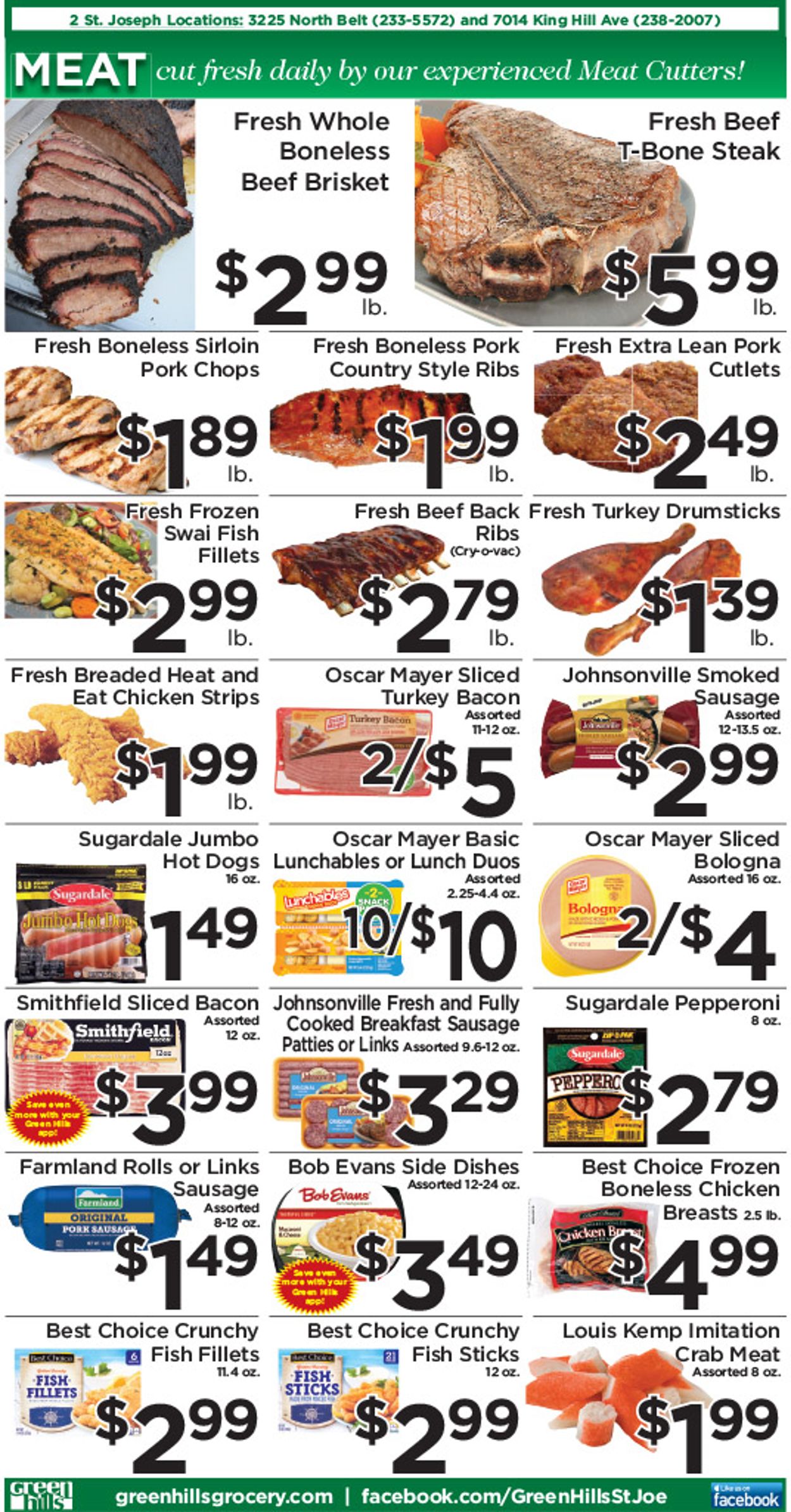Green Hills Grocery Ad from 09/23/2020