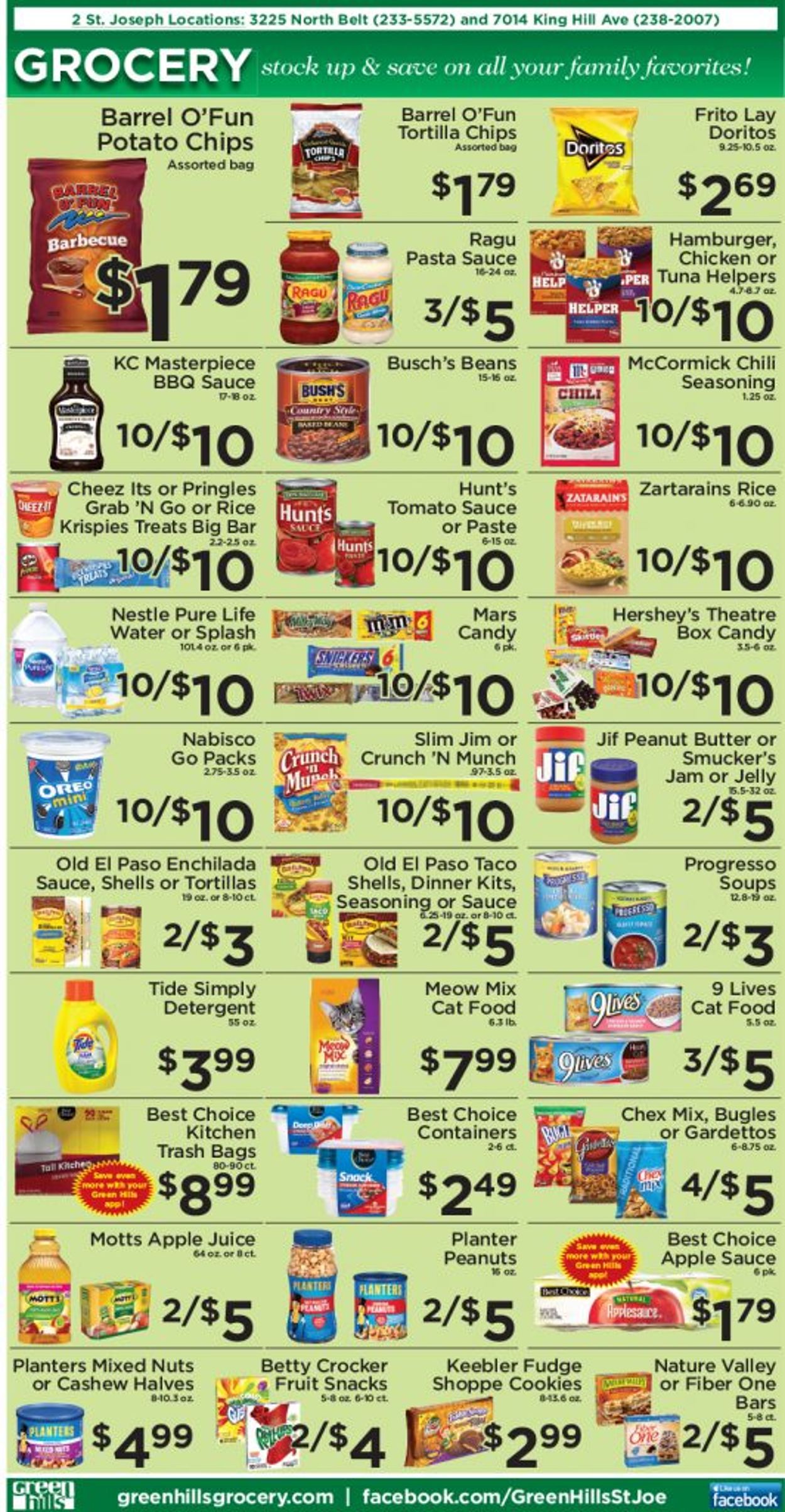Green Hills Grocery Ad from 01/06/2021