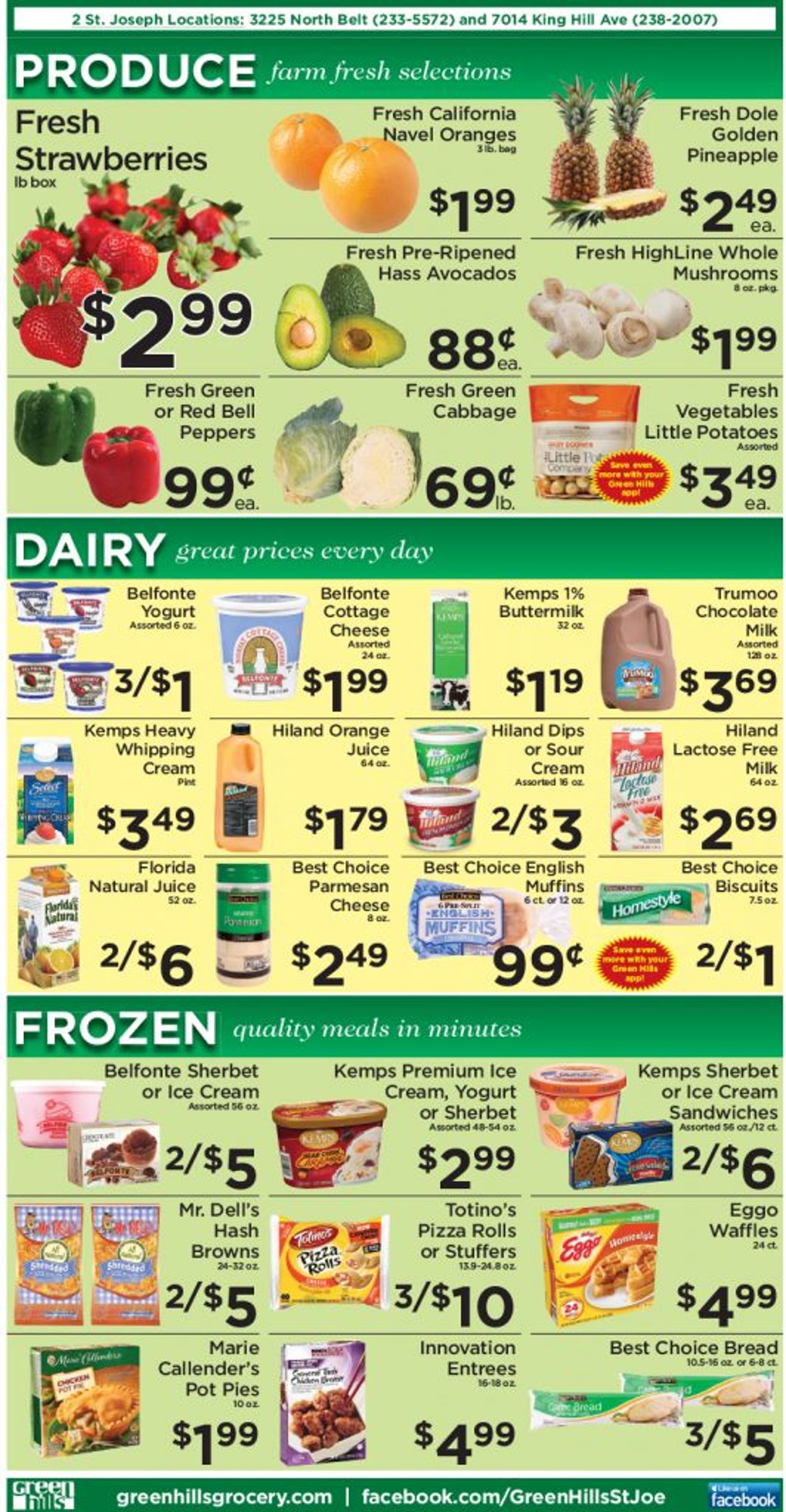 Green Hills Grocery Ad from 01/13/2021