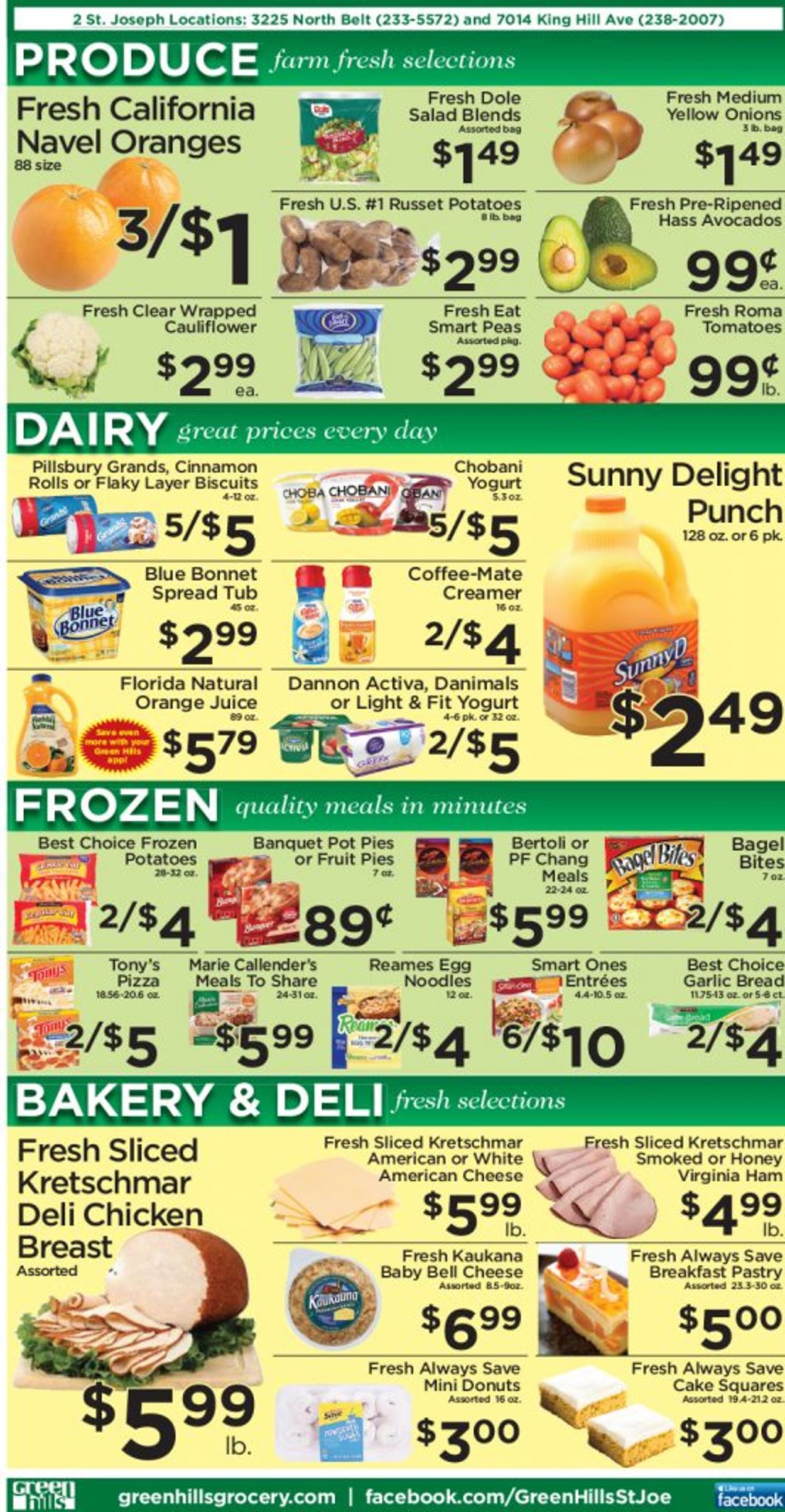 Green Hills Grocery Ad from 01/20/2021