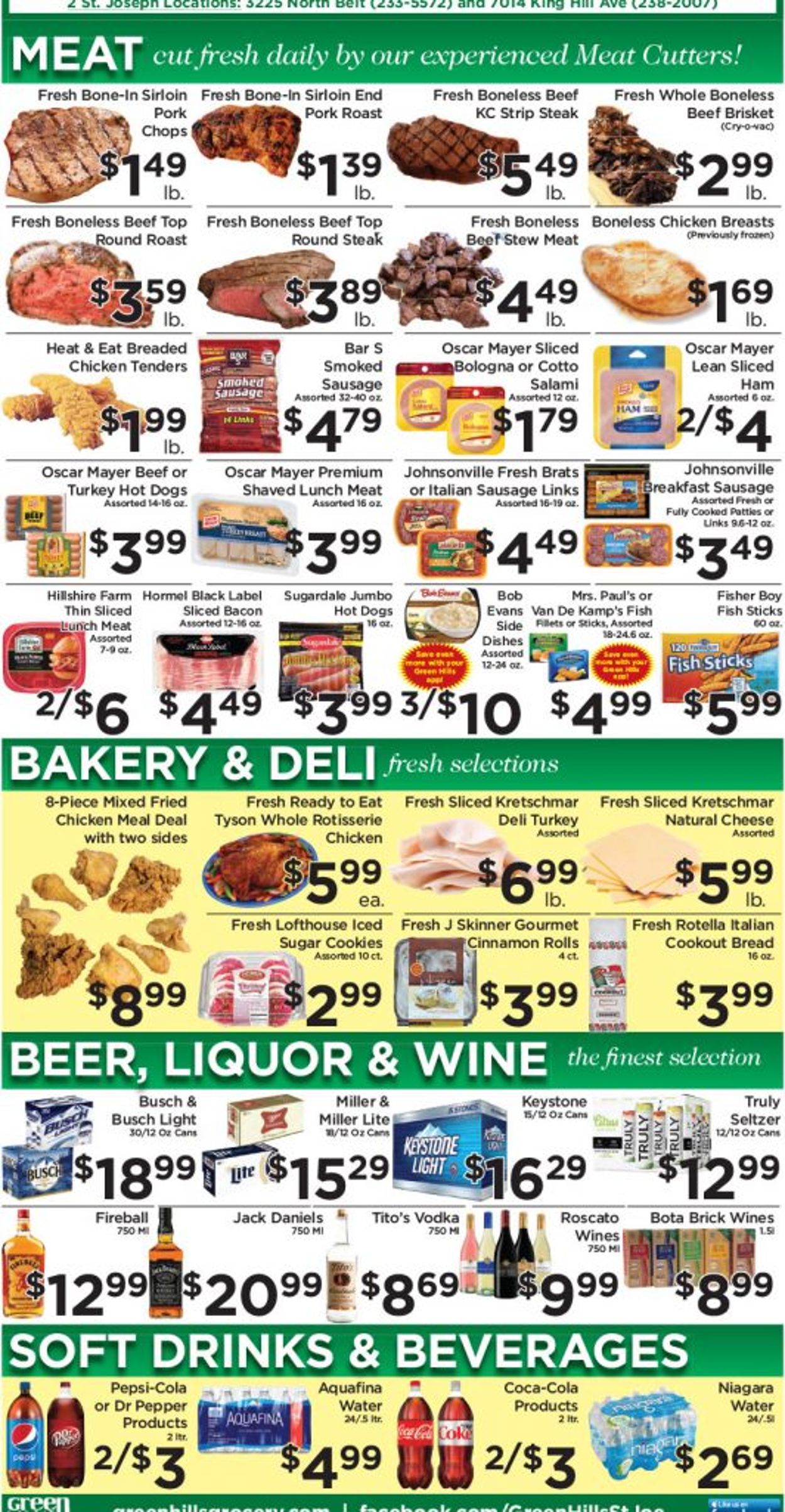 Green Hills Grocery Ad from 03/03/2021