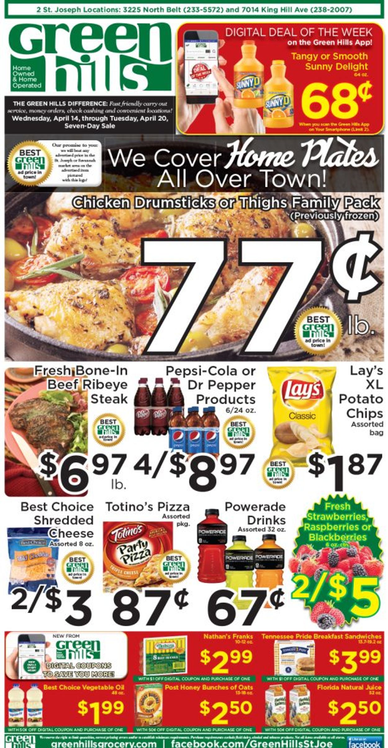 Green Hills Grocery Ad from 04/14/2021