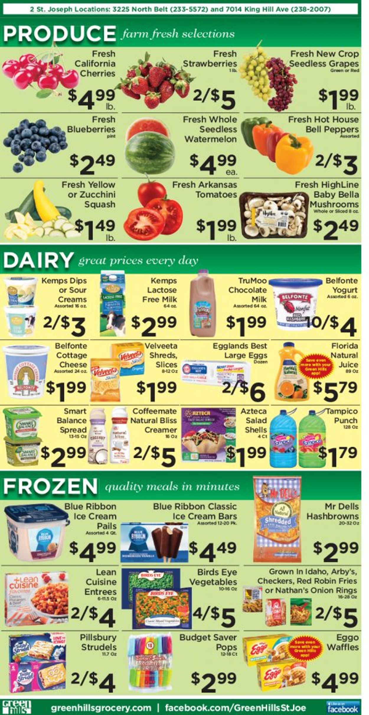 Green Hills Grocery Ad from 06/16/2021