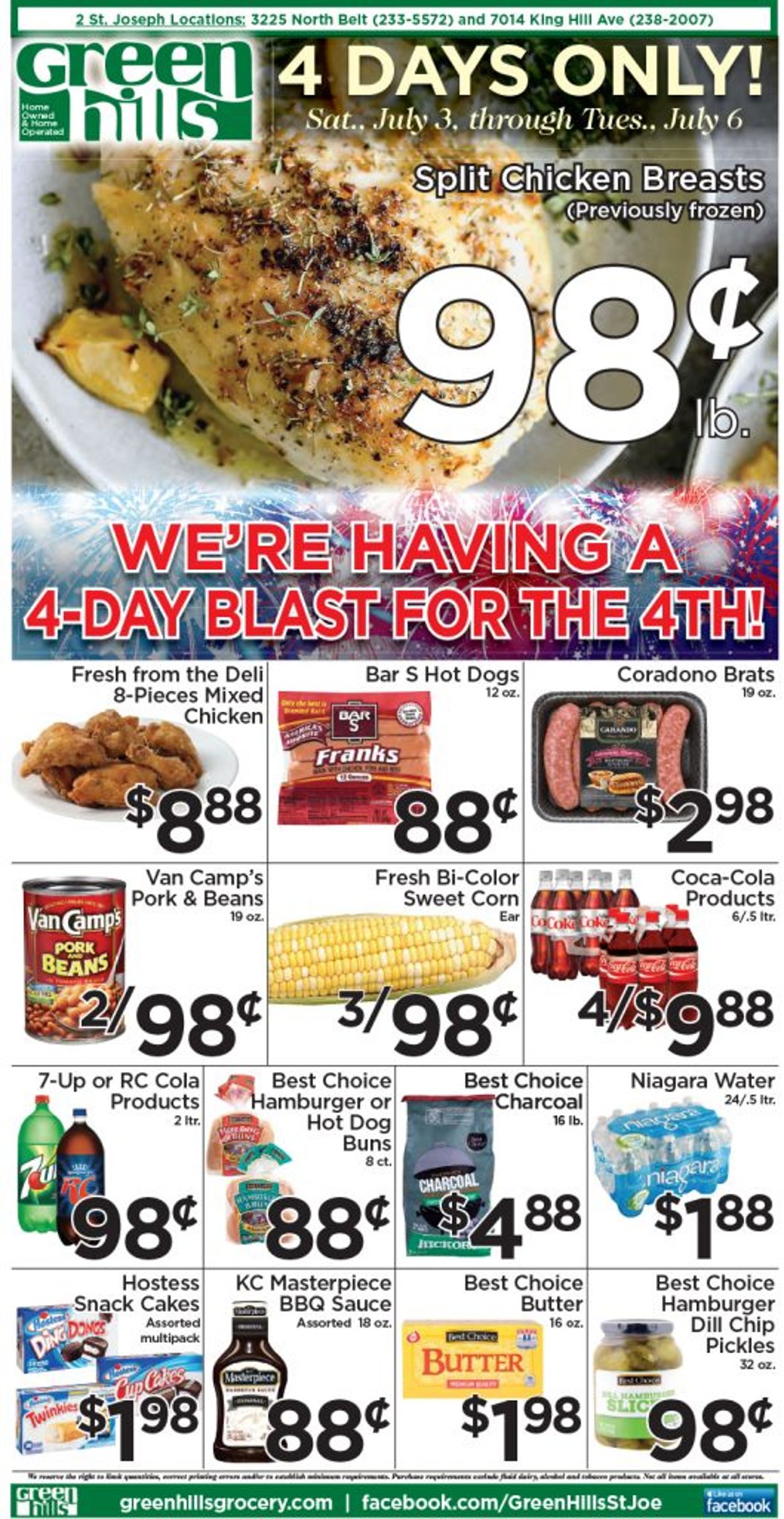 Green Hills Grocery Ad from 06/30/2021