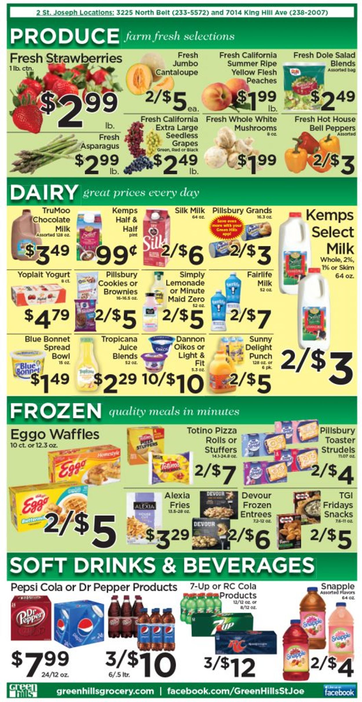 Green Hills Grocery Ad from 08/04/2021