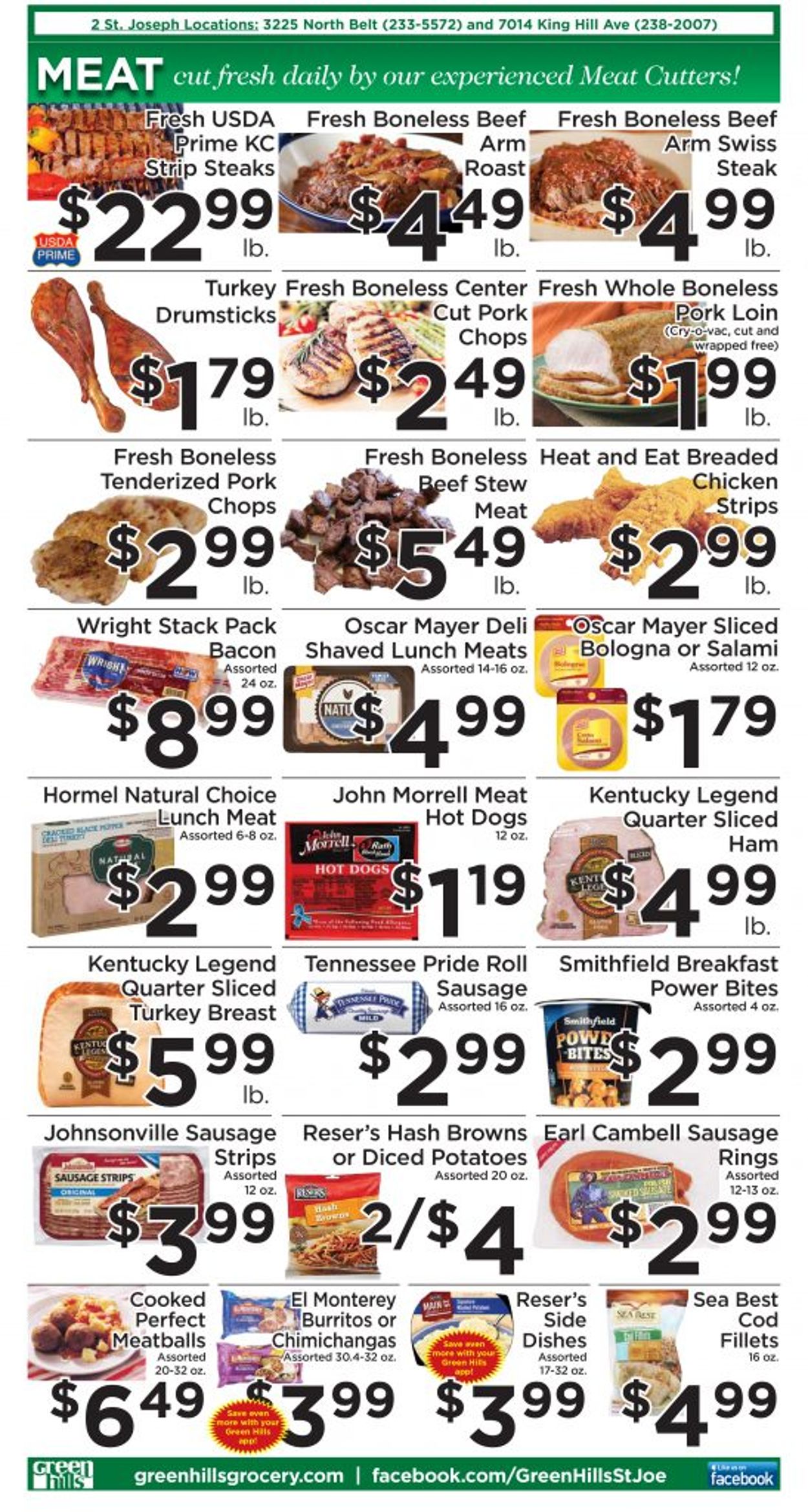 Green Hills Grocery Ad from 11/10/2021