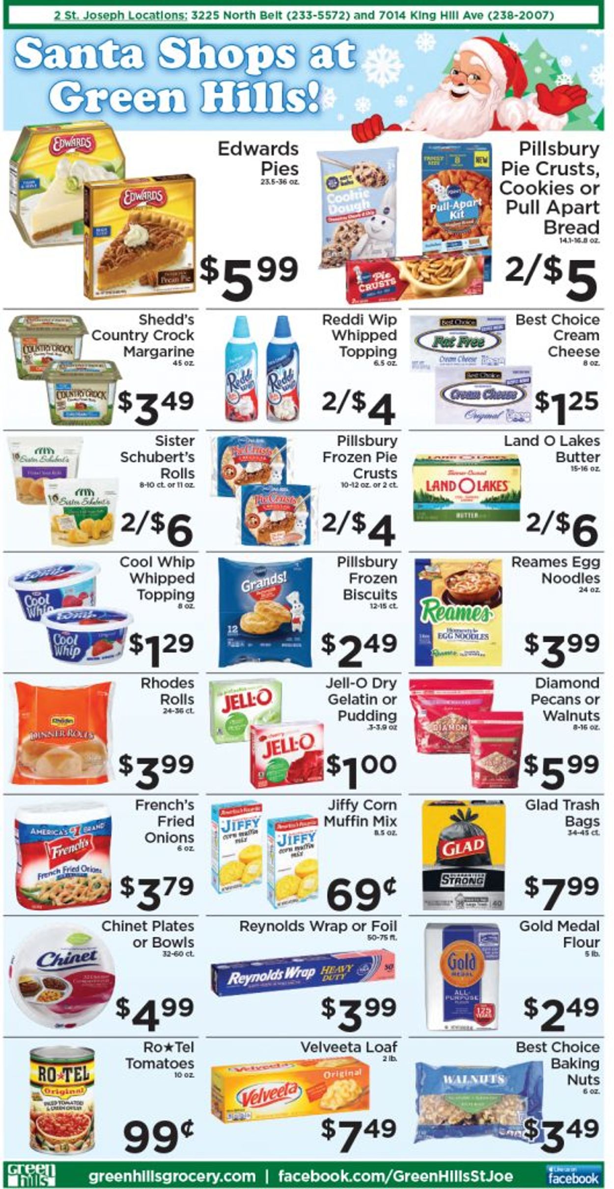 Green Hills Grocery Ad from 12/15/2021