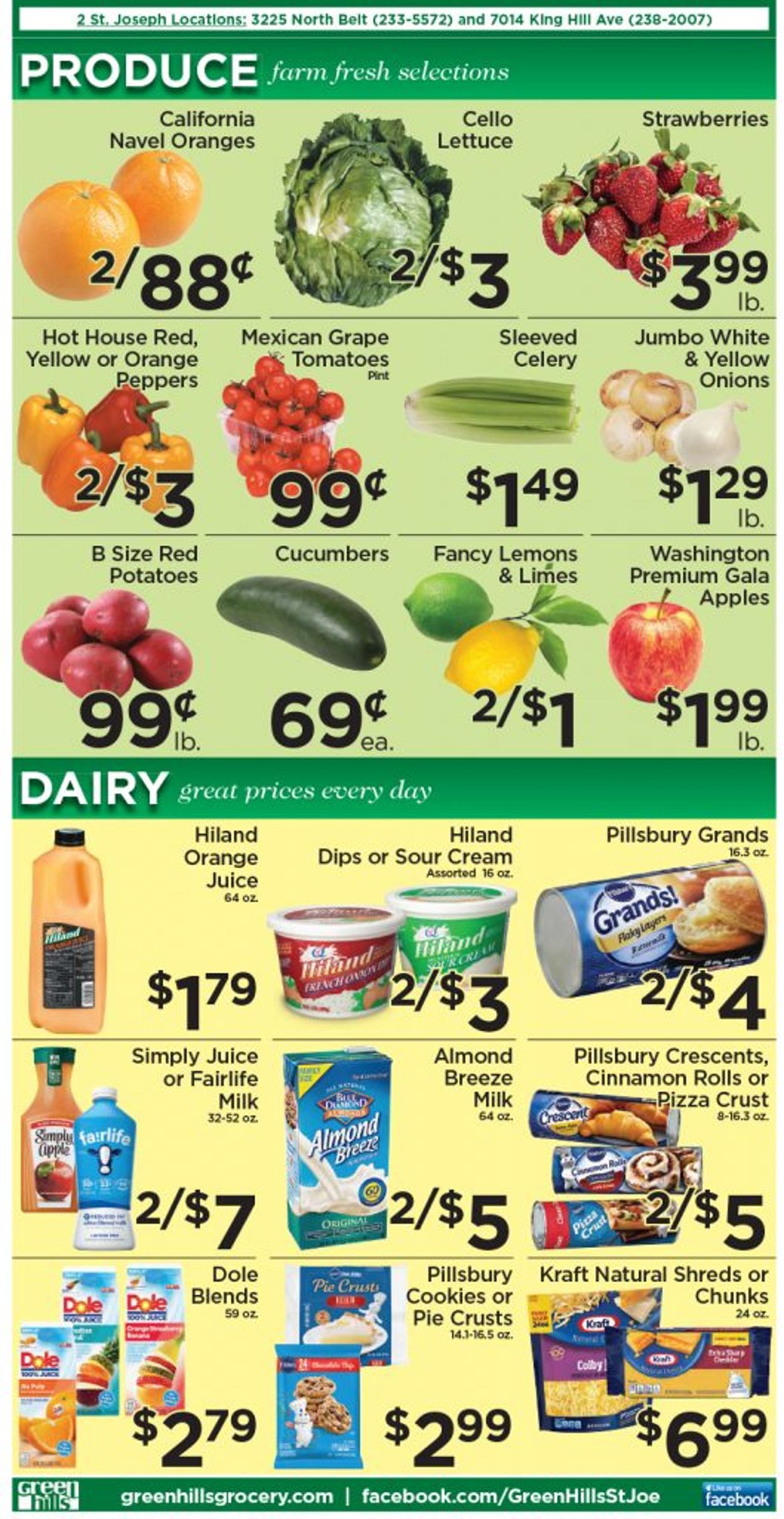 Green Hills Grocery Ad from 01/26/2022