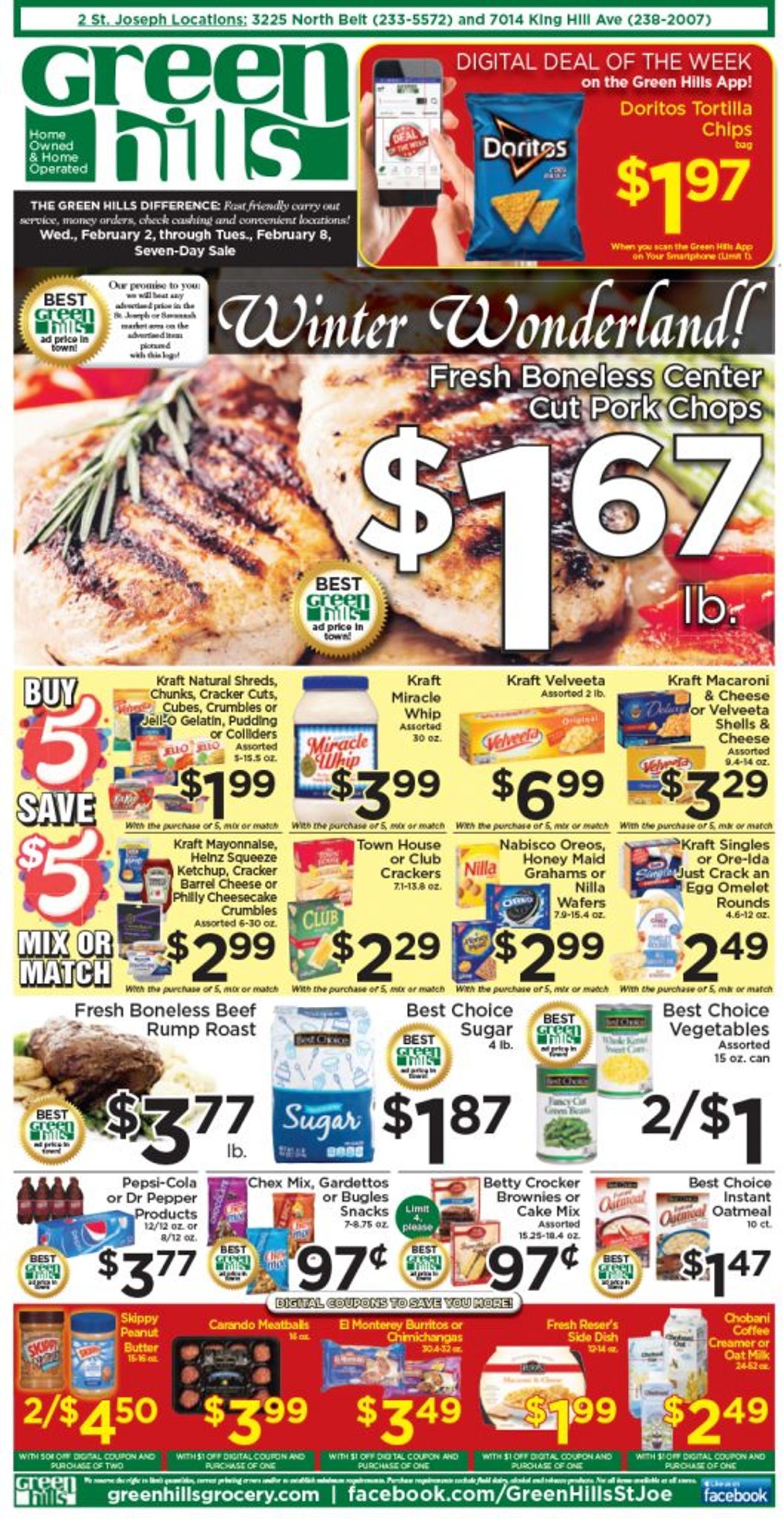 Green Hills Grocery Ad from 02/02/2022