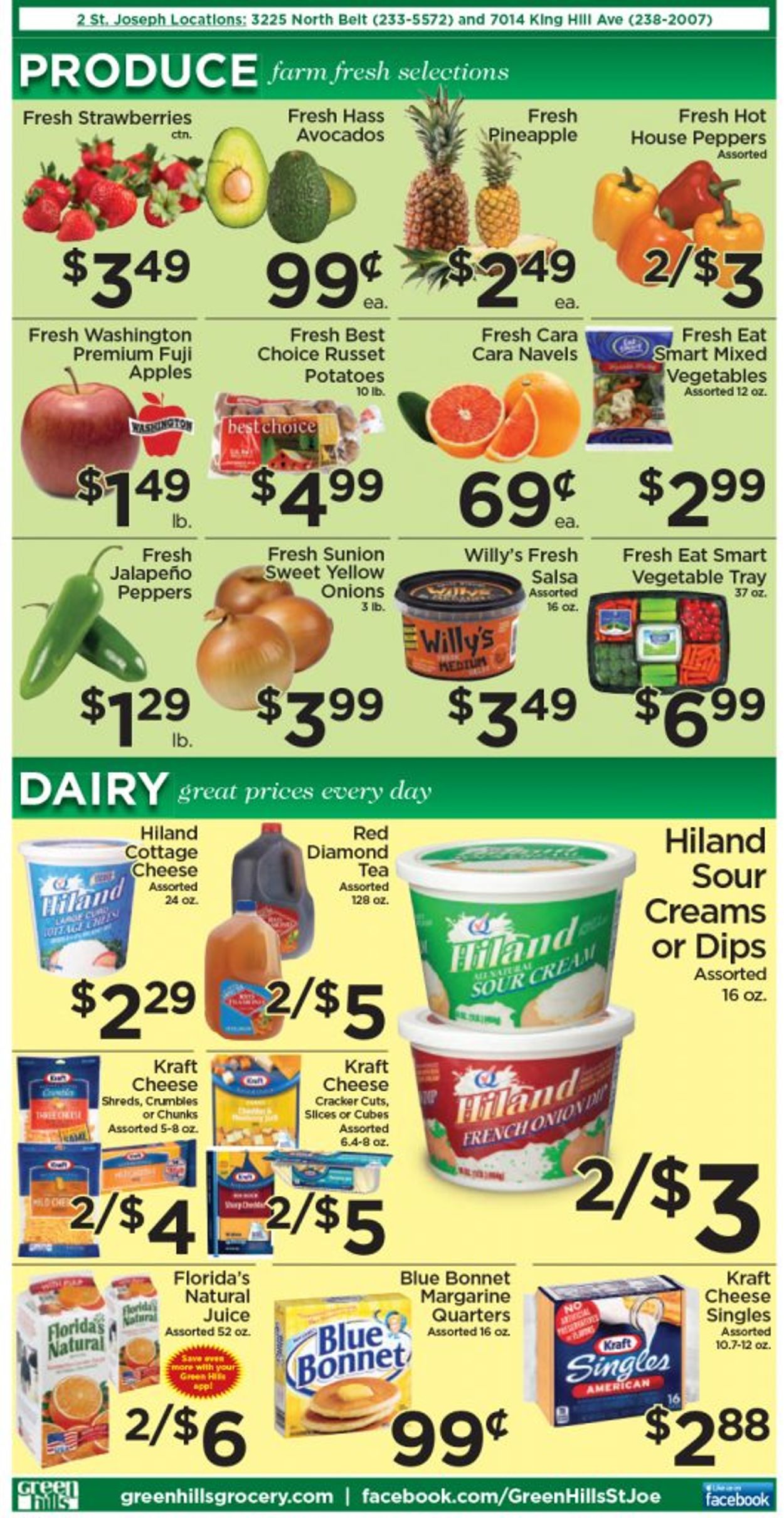 Green Hills Grocery Ad from 02/09/2022