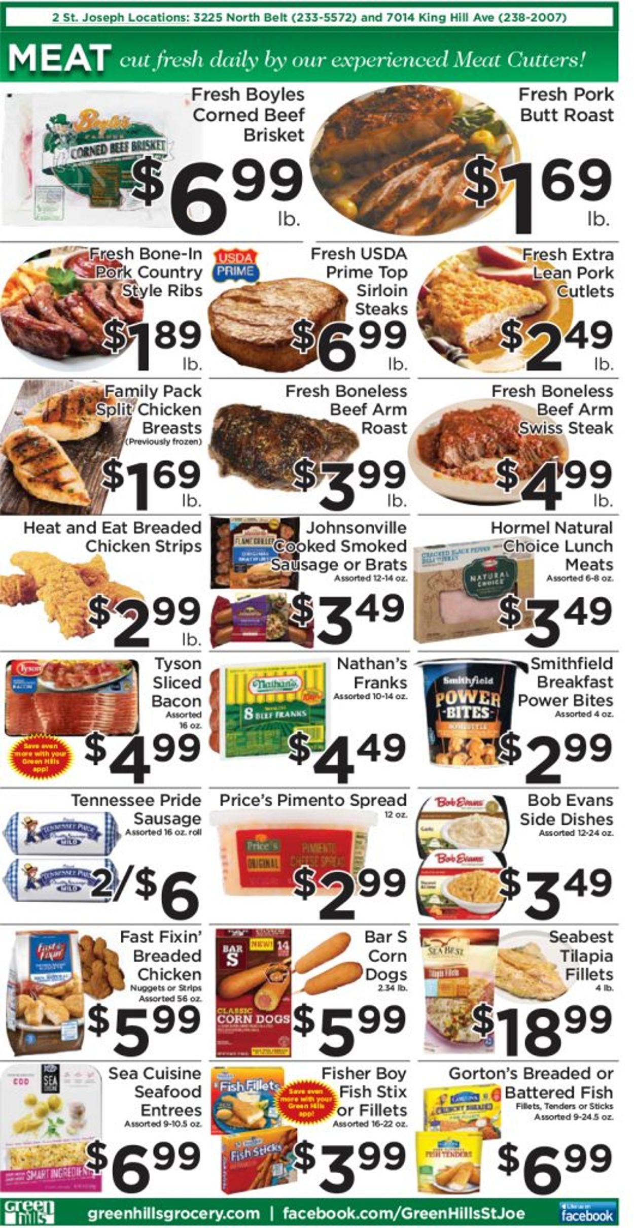 Green Hills Grocery Ad from 03/09/2022