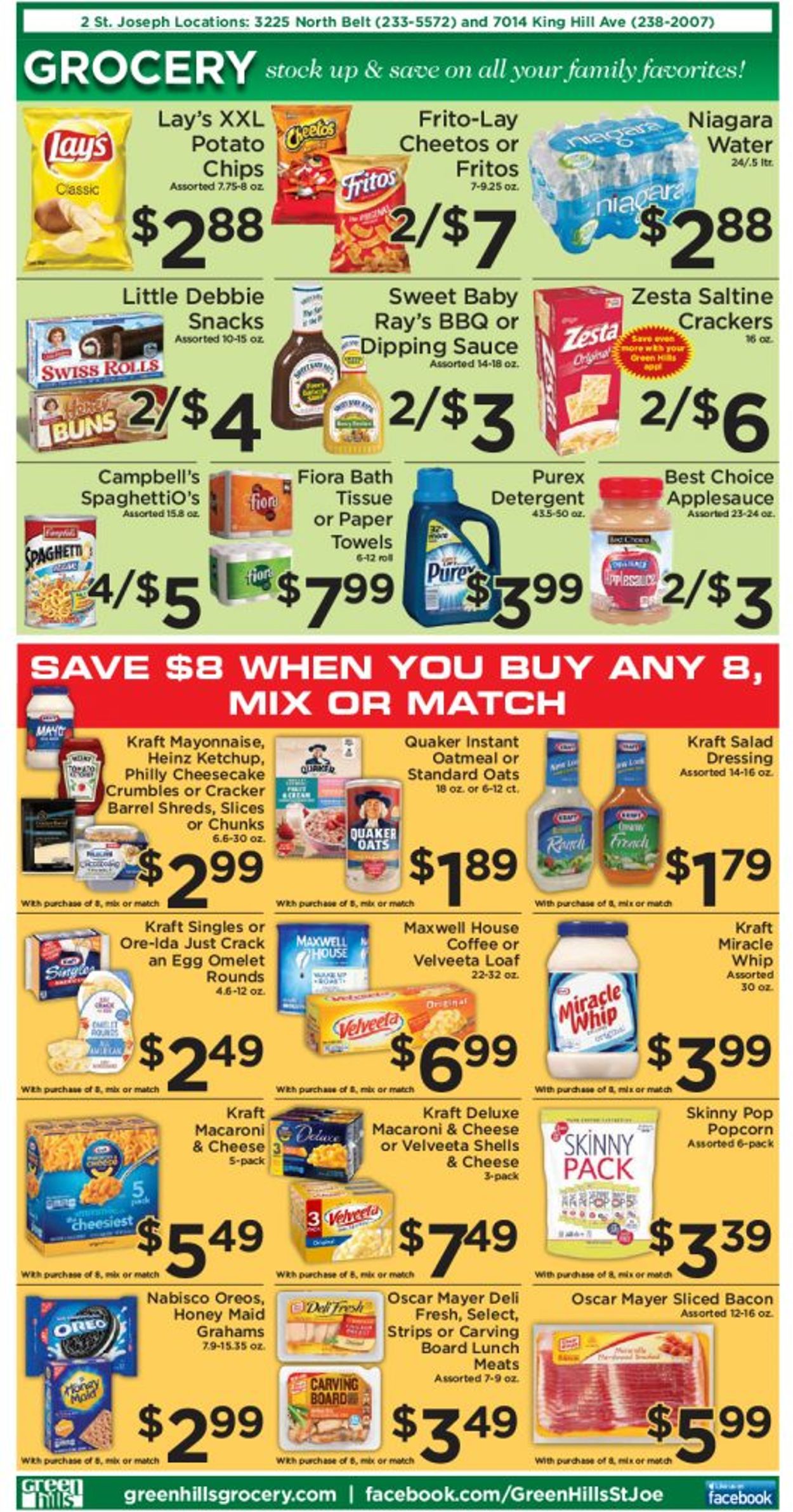 Green Hills Grocery Ad from 03/09/2022