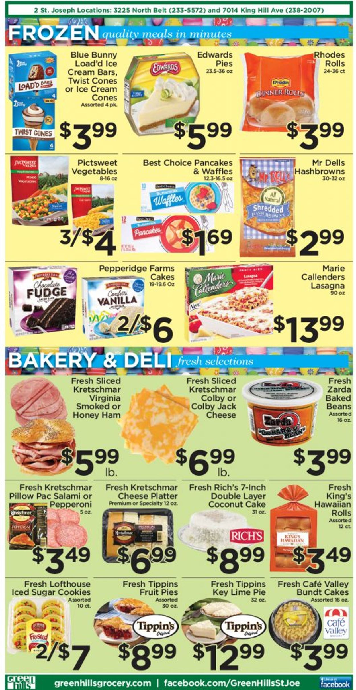 Green Hills Grocery Ad from 04/13/2022