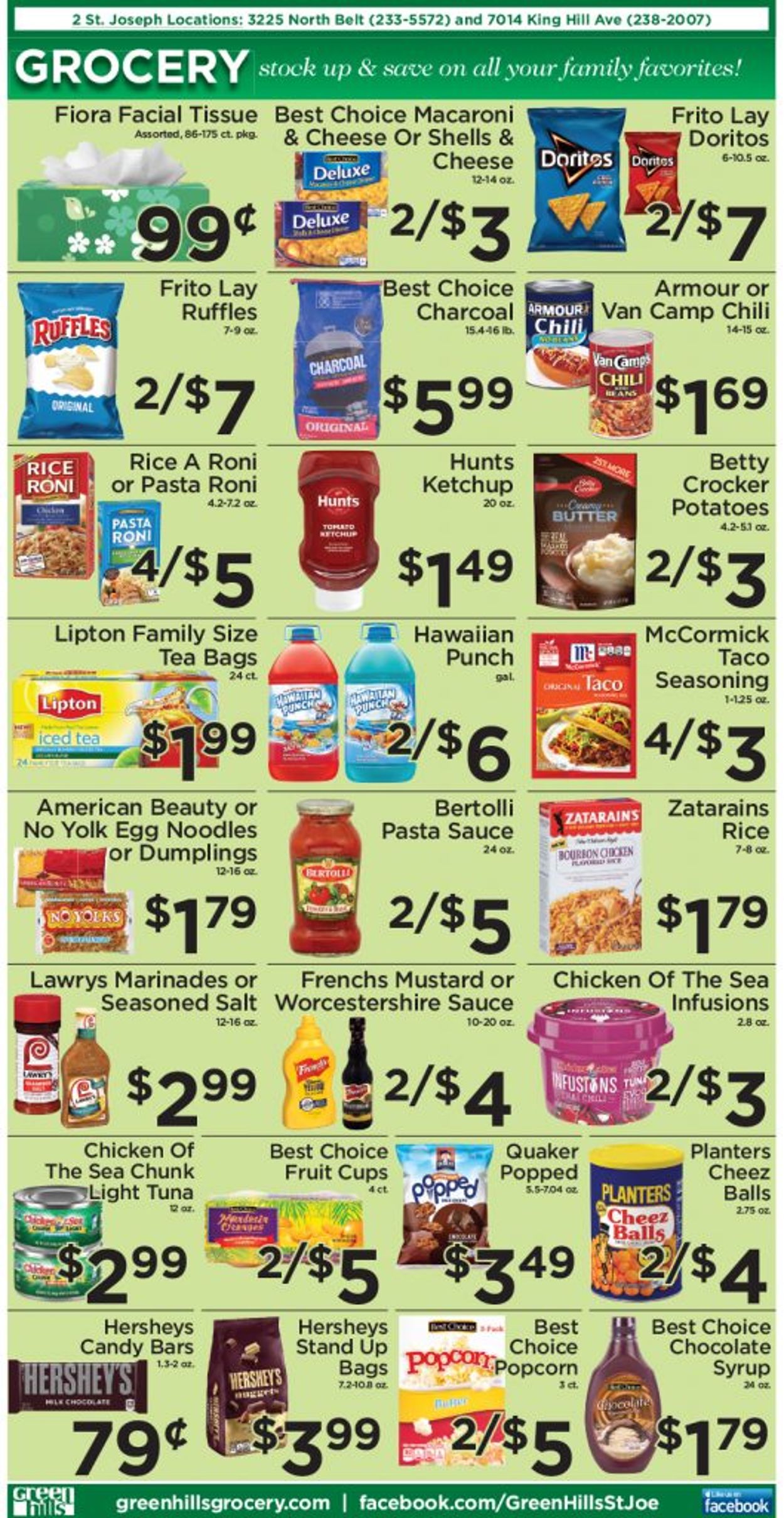 Green Hills Grocery Ad from 04/20/2022