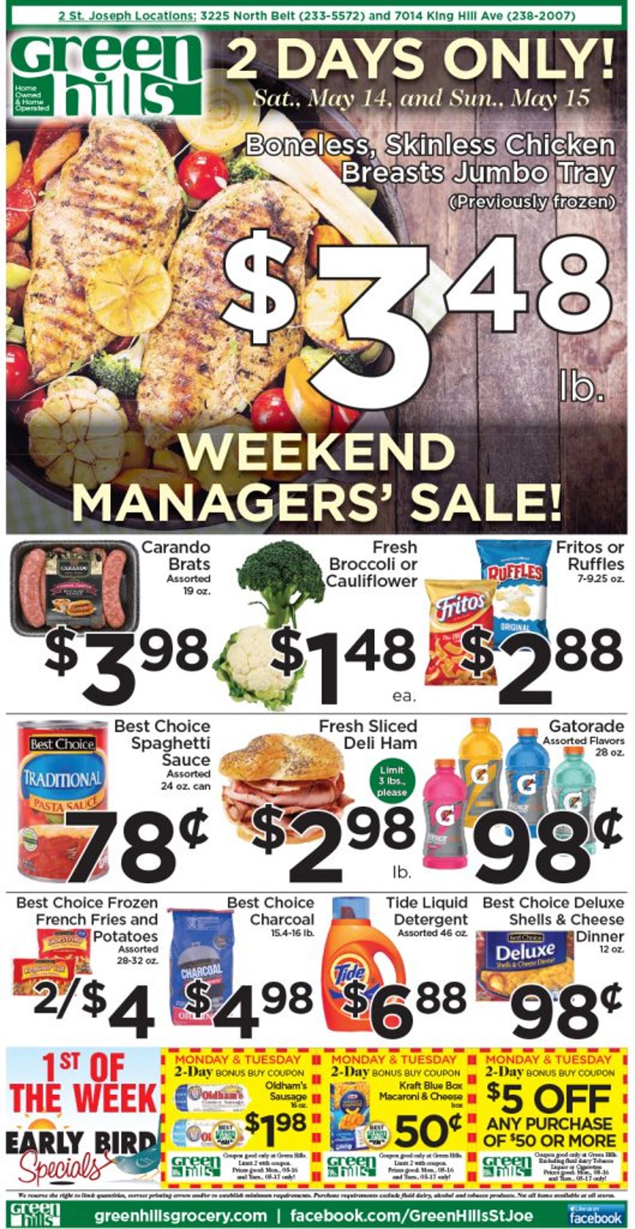 Green Hills Grocery Ad from 05/11/2022