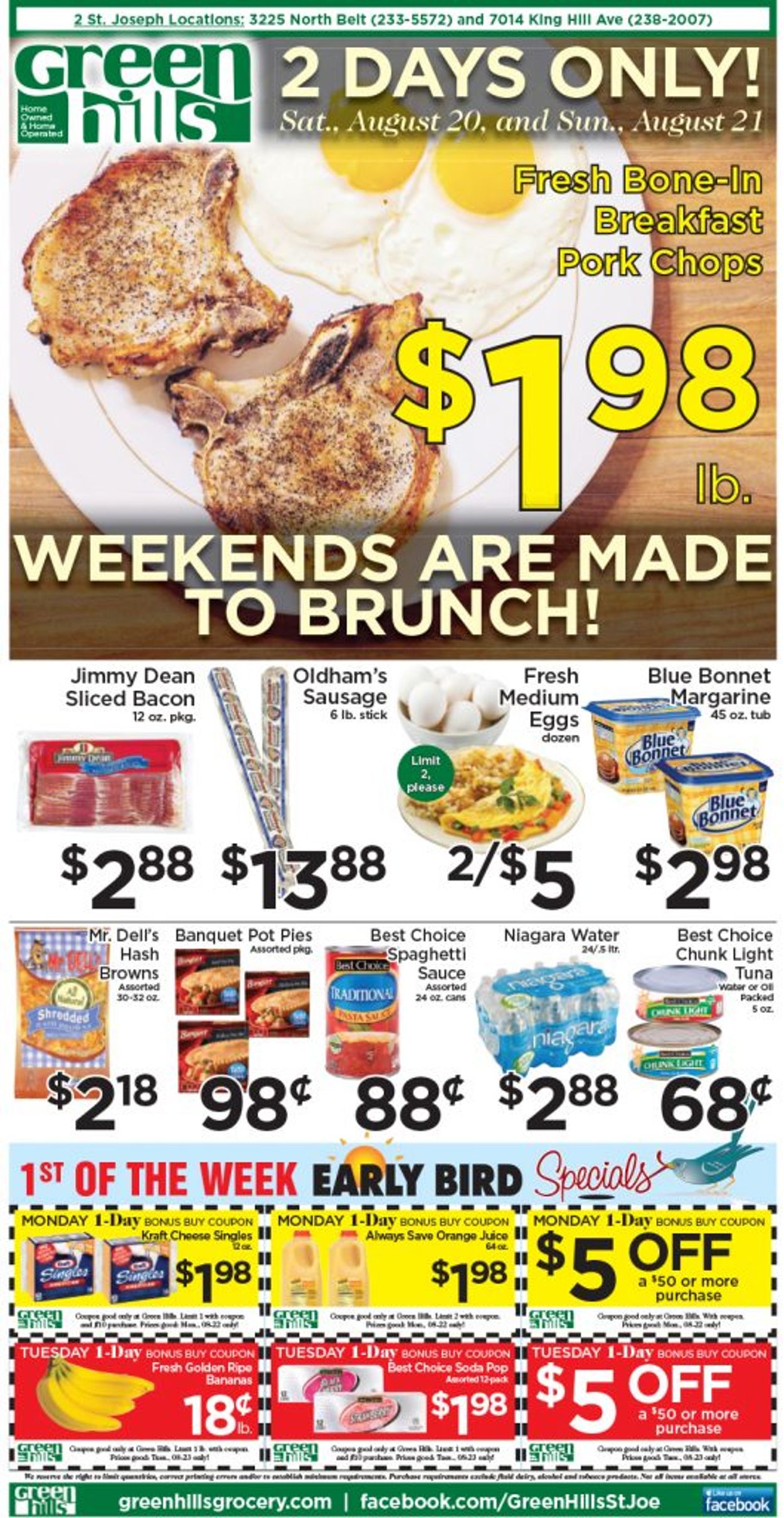 Green Hills Grocery Ad from 08/17/2022