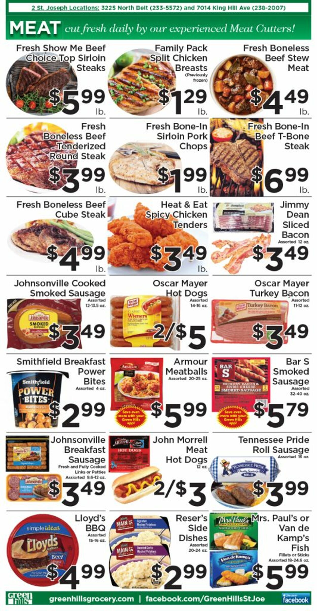 Green Hills Grocery Ad from 12/07/2022