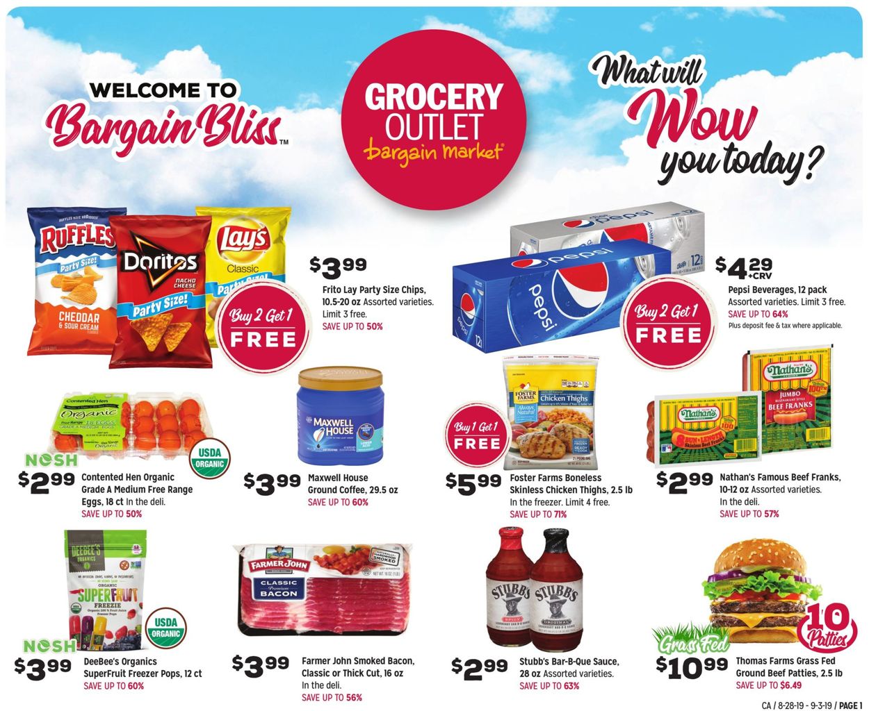 Grocery Outlet Ad from 08/28/2019