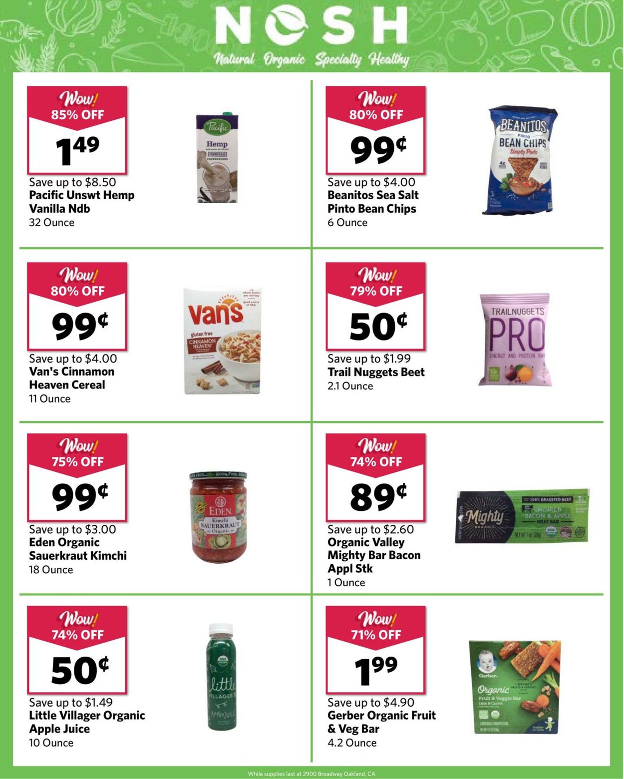 Grocery Outlet Ad from 01/08/2020
