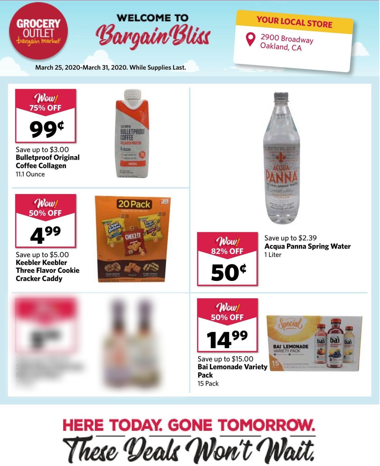 Grocery Outlet Ad from 03/25/2020