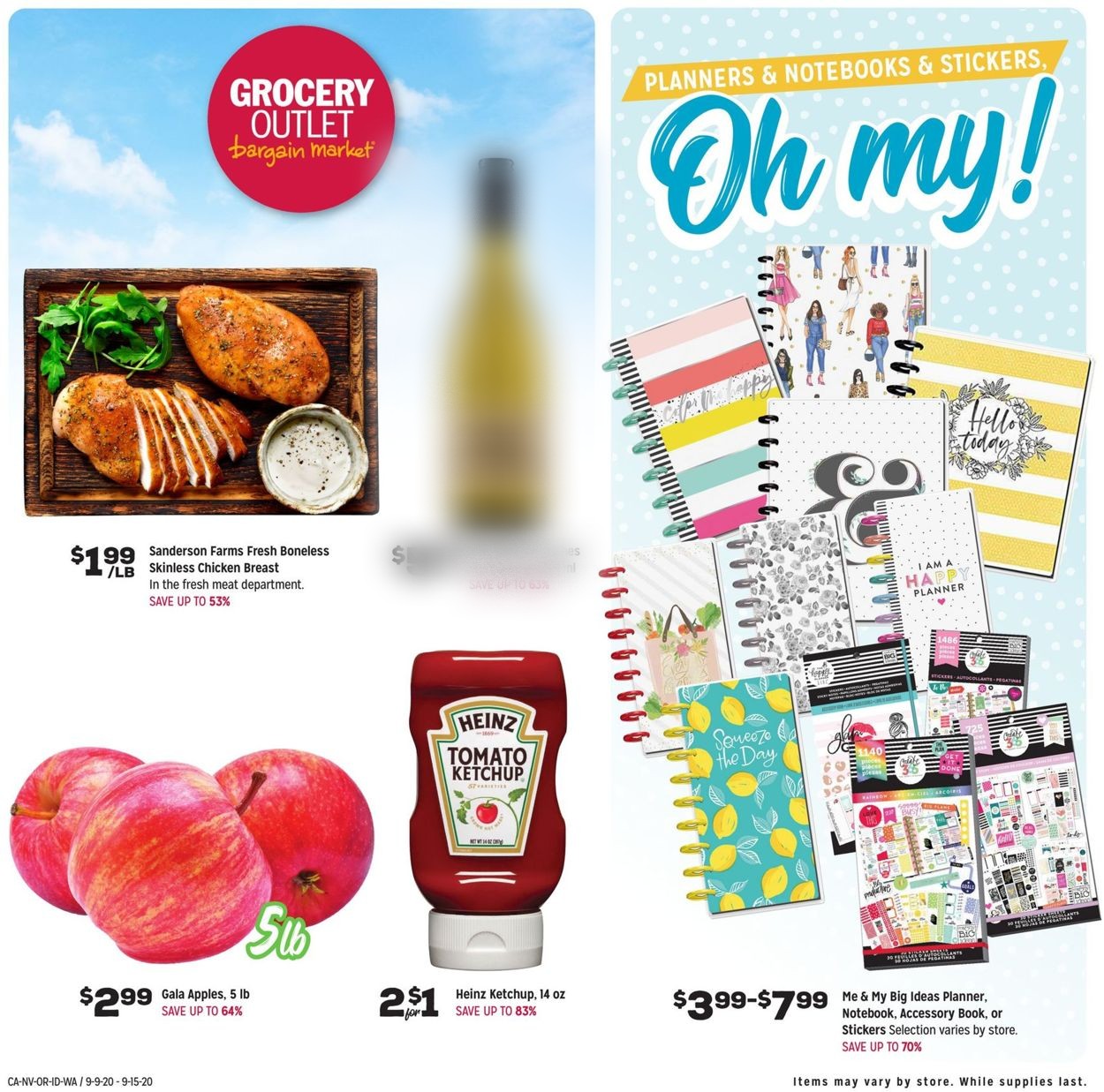 Grocery Outlet Ad from 09/09/2020