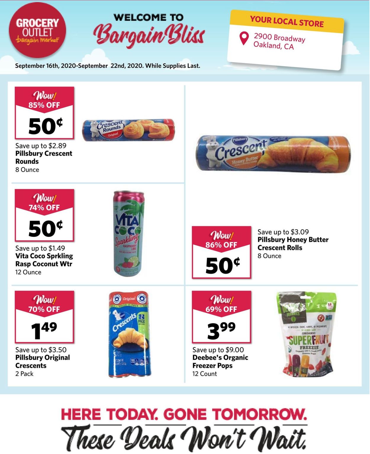 Grocery Outlet Ad from 09/16/2020