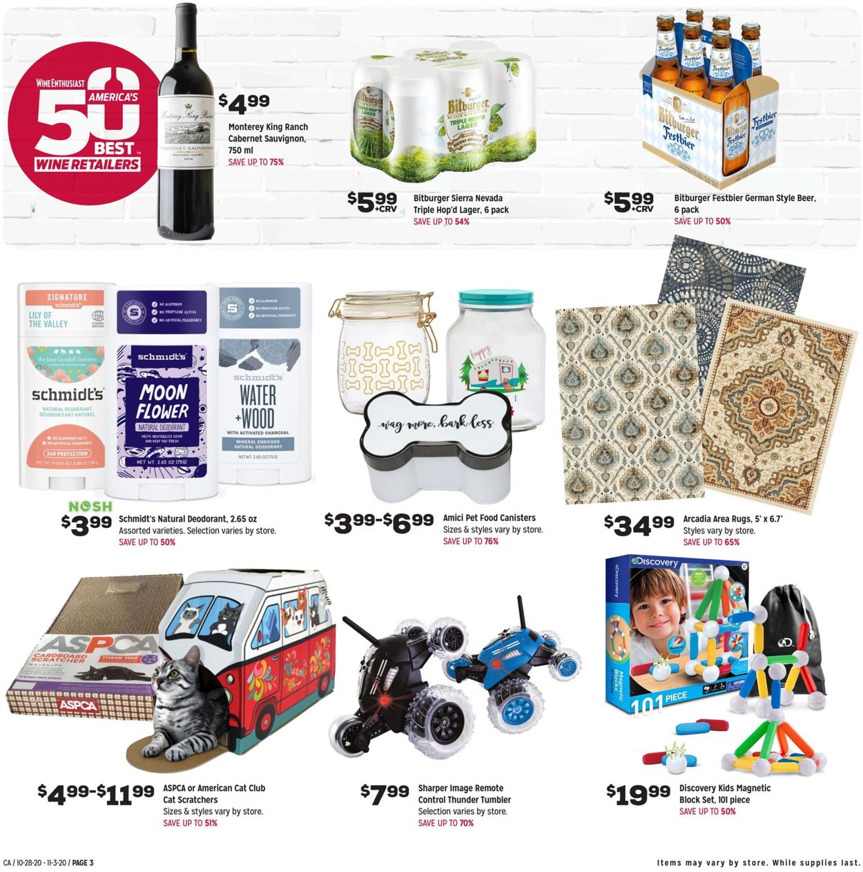 Grocery Outlet Ad from 10/28/2020