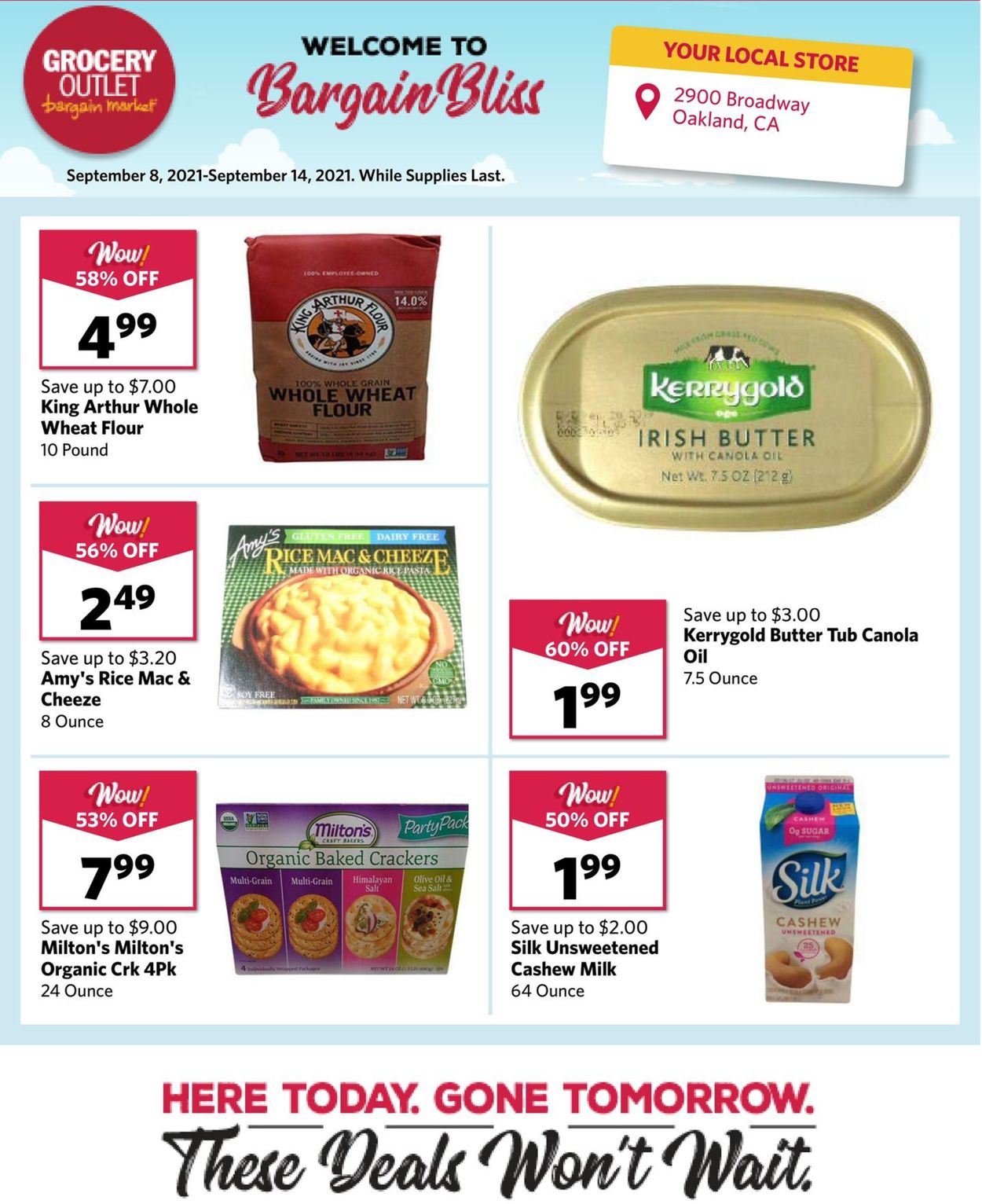 Grocery Outlet Ad from 09/08/2021