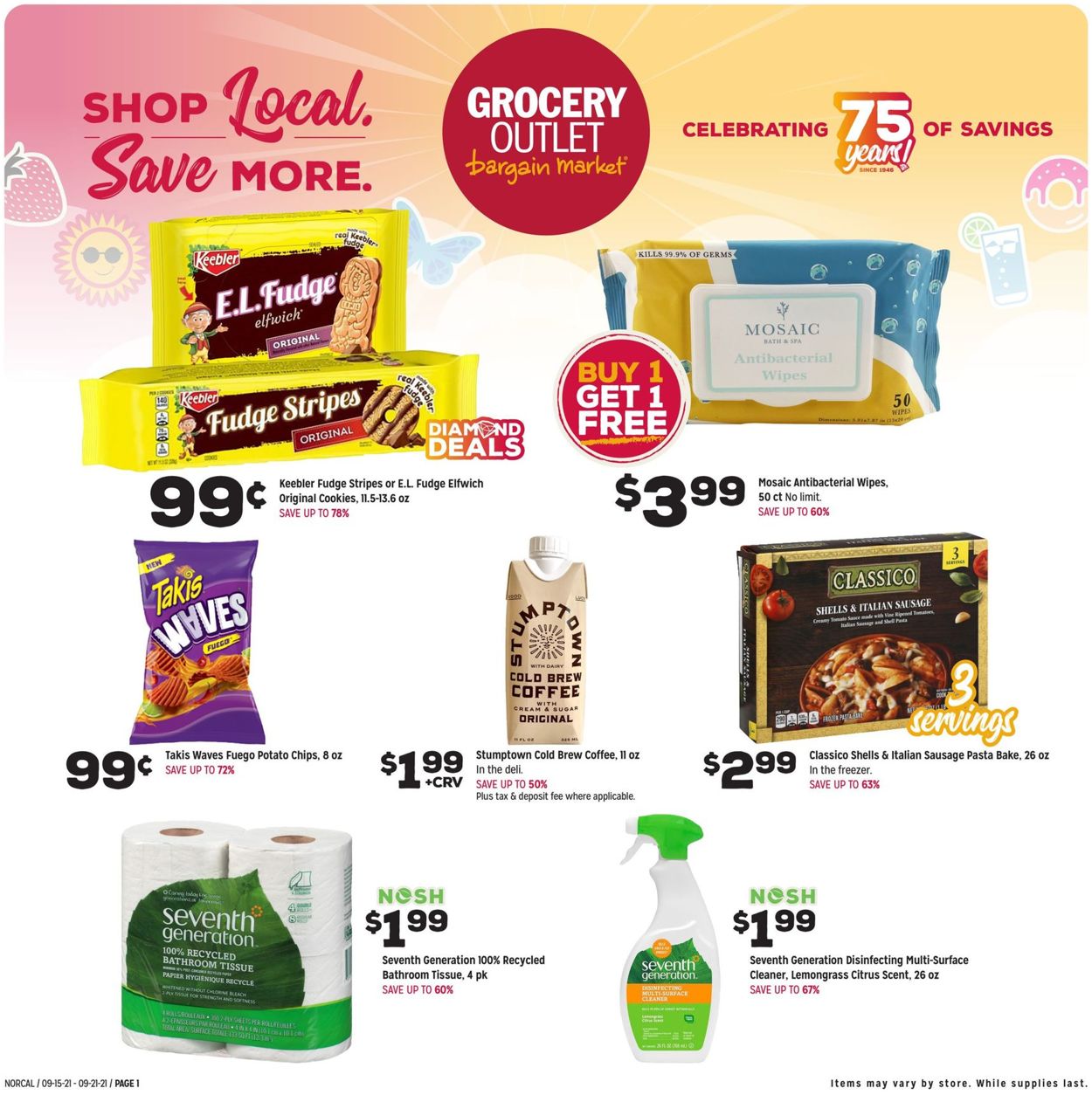 Grocery Outlet Ad from 09/15/2021