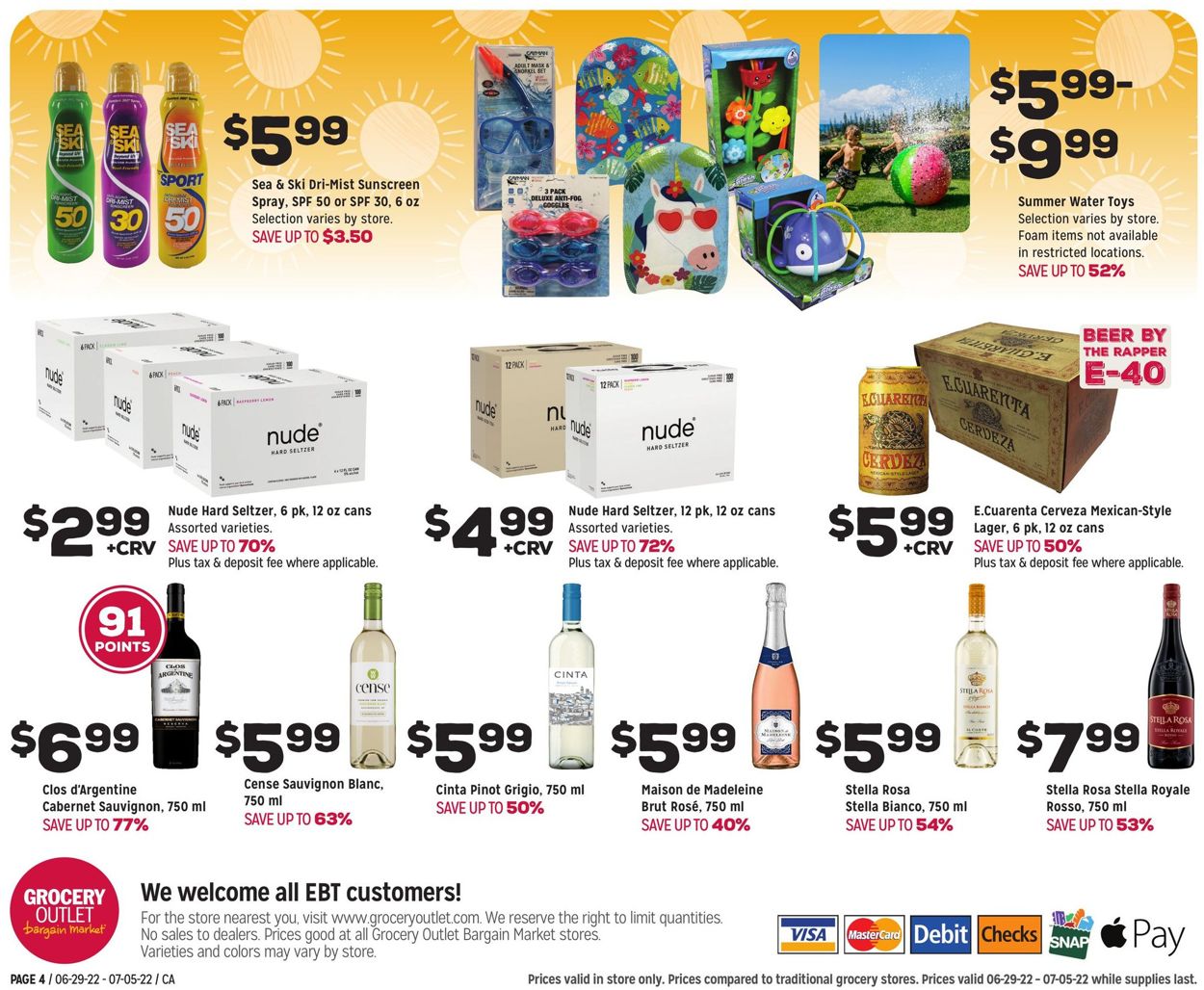Grocery Outlet Ad from 06/29/2022