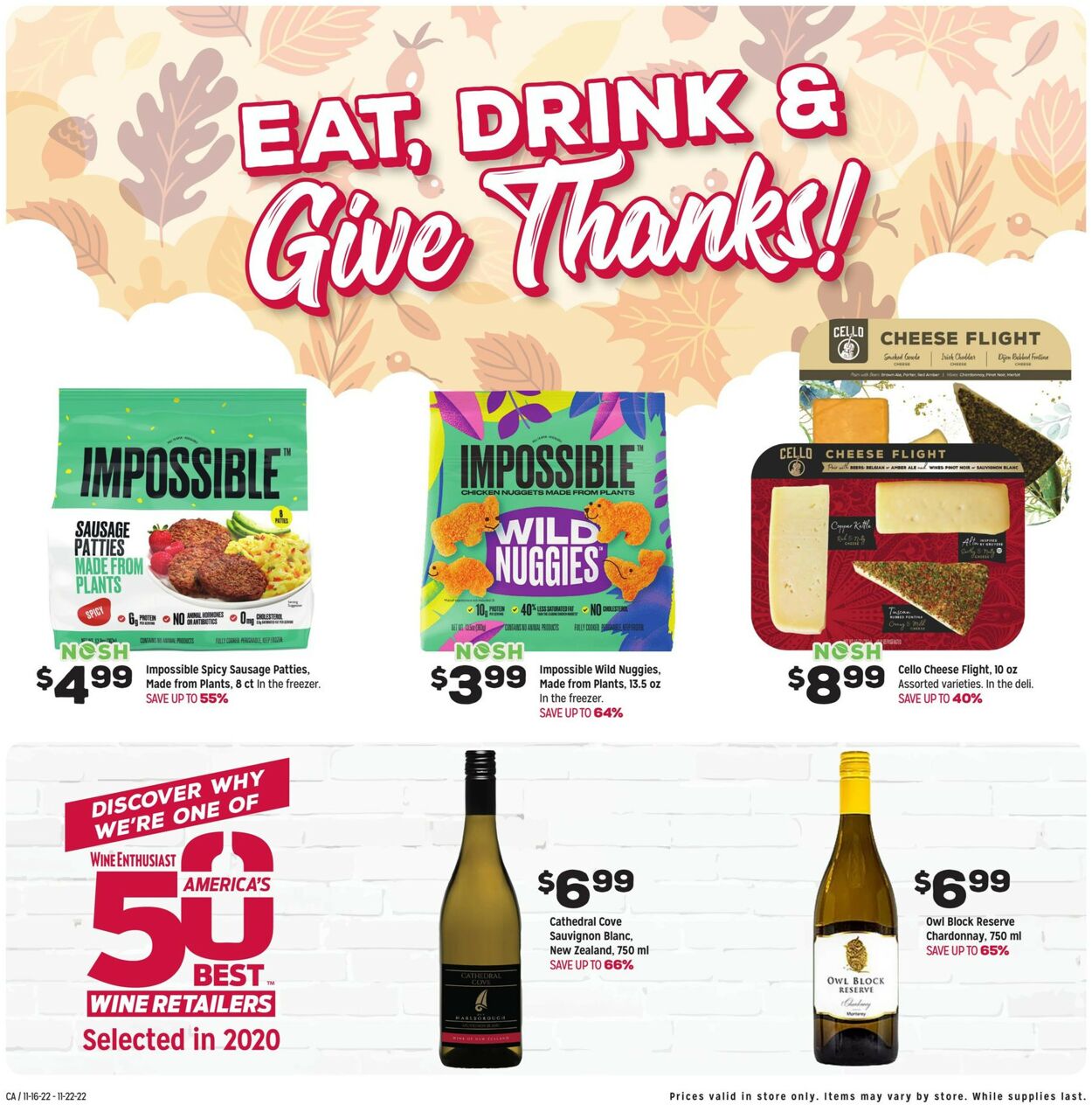 Grocery Outlet Ad from 11/16/2022