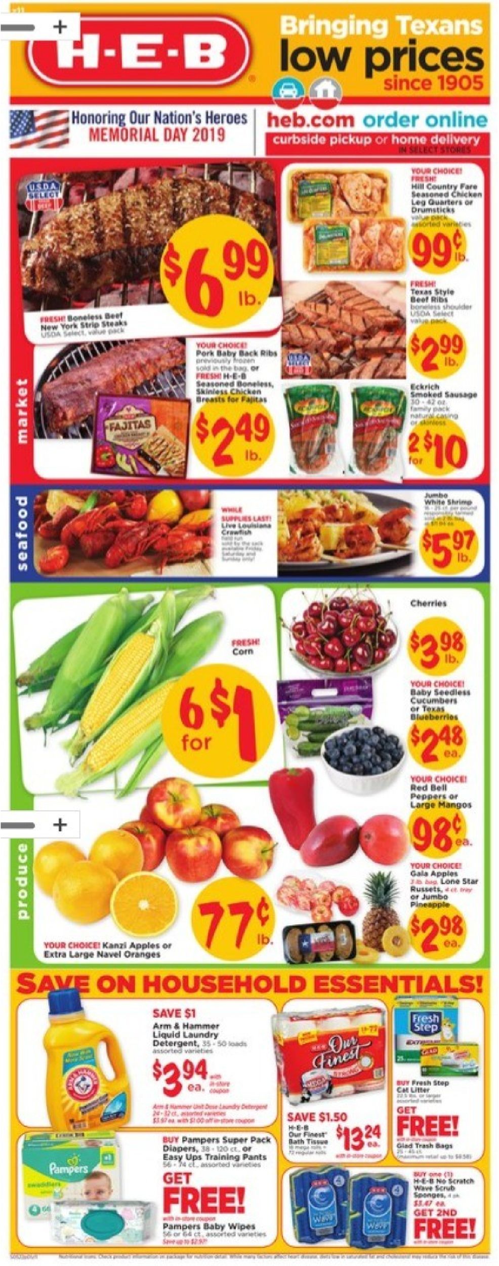 H-E-B Ad from 05/22/2019