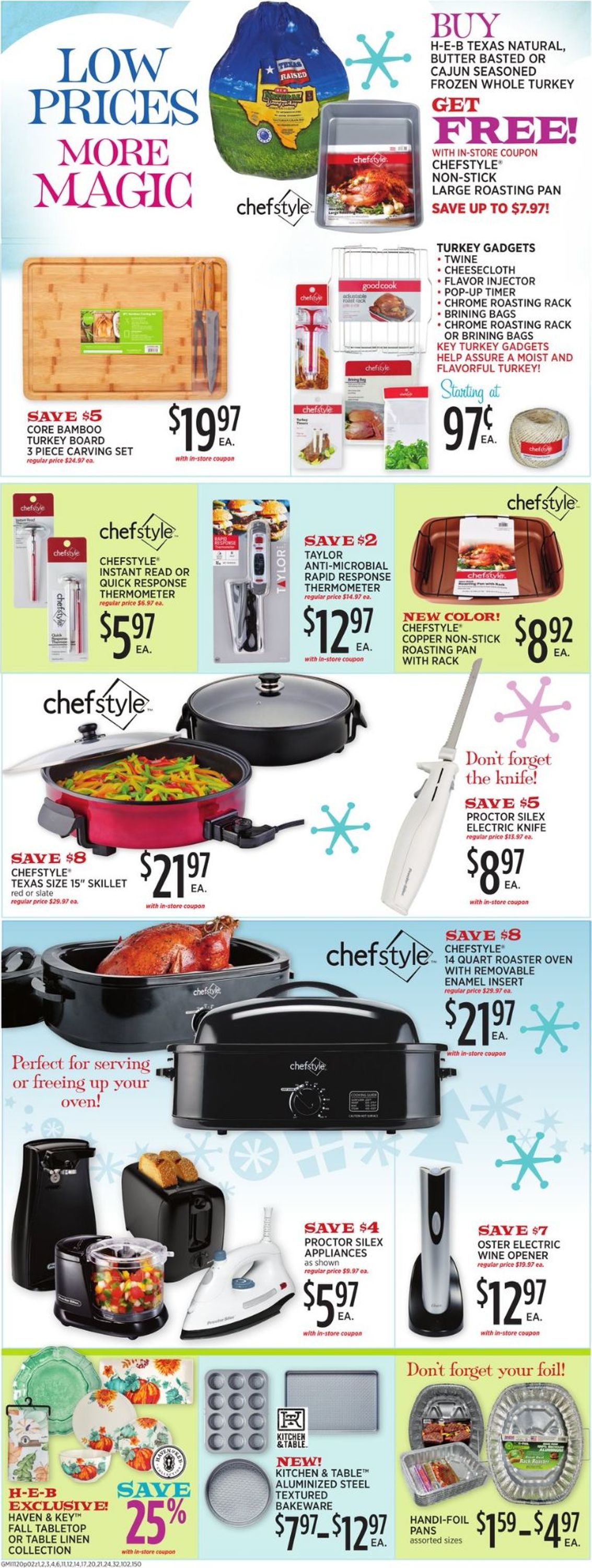 H-E-B Ad from 11/20/2019