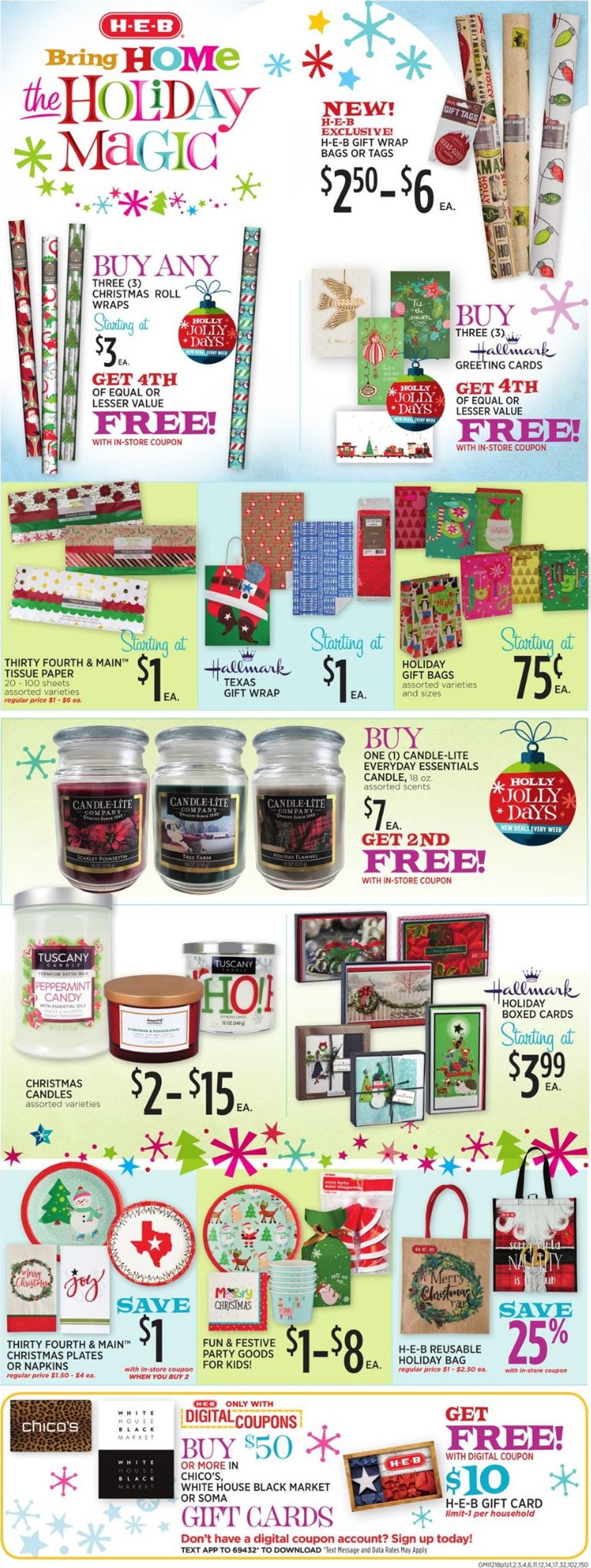 H-E-B Ad from 12/18/2019
