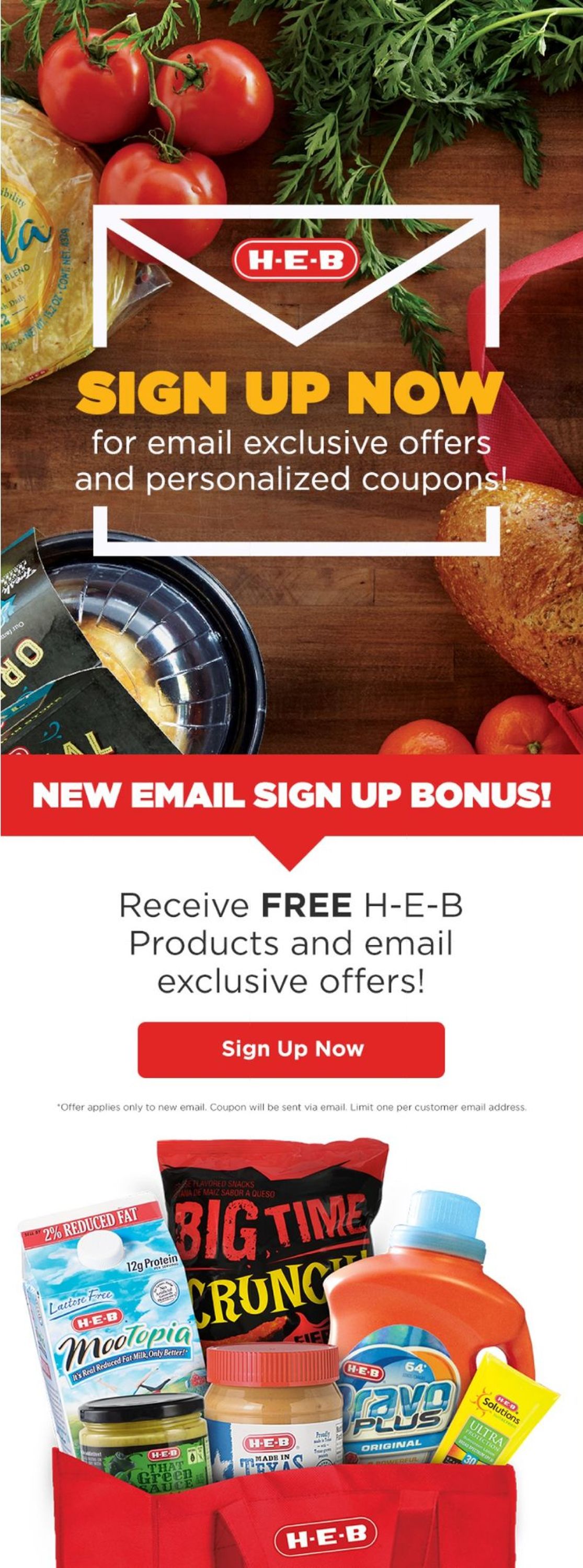 H-E-B Ad from 01/22/2020